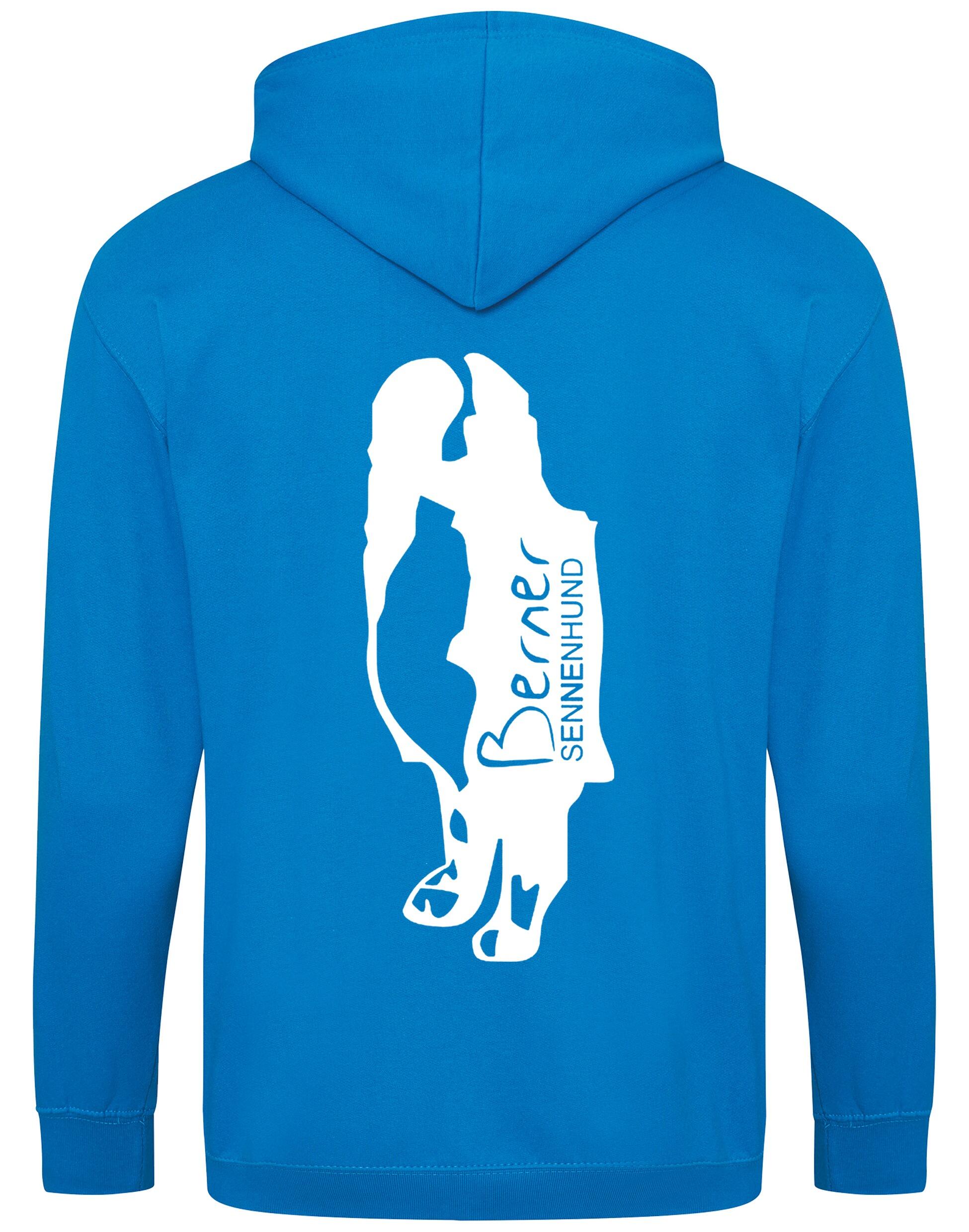 Berner Sennenhund Dog Breed Design Zipped Hoodie – Style and Comfort for Dog Lovers