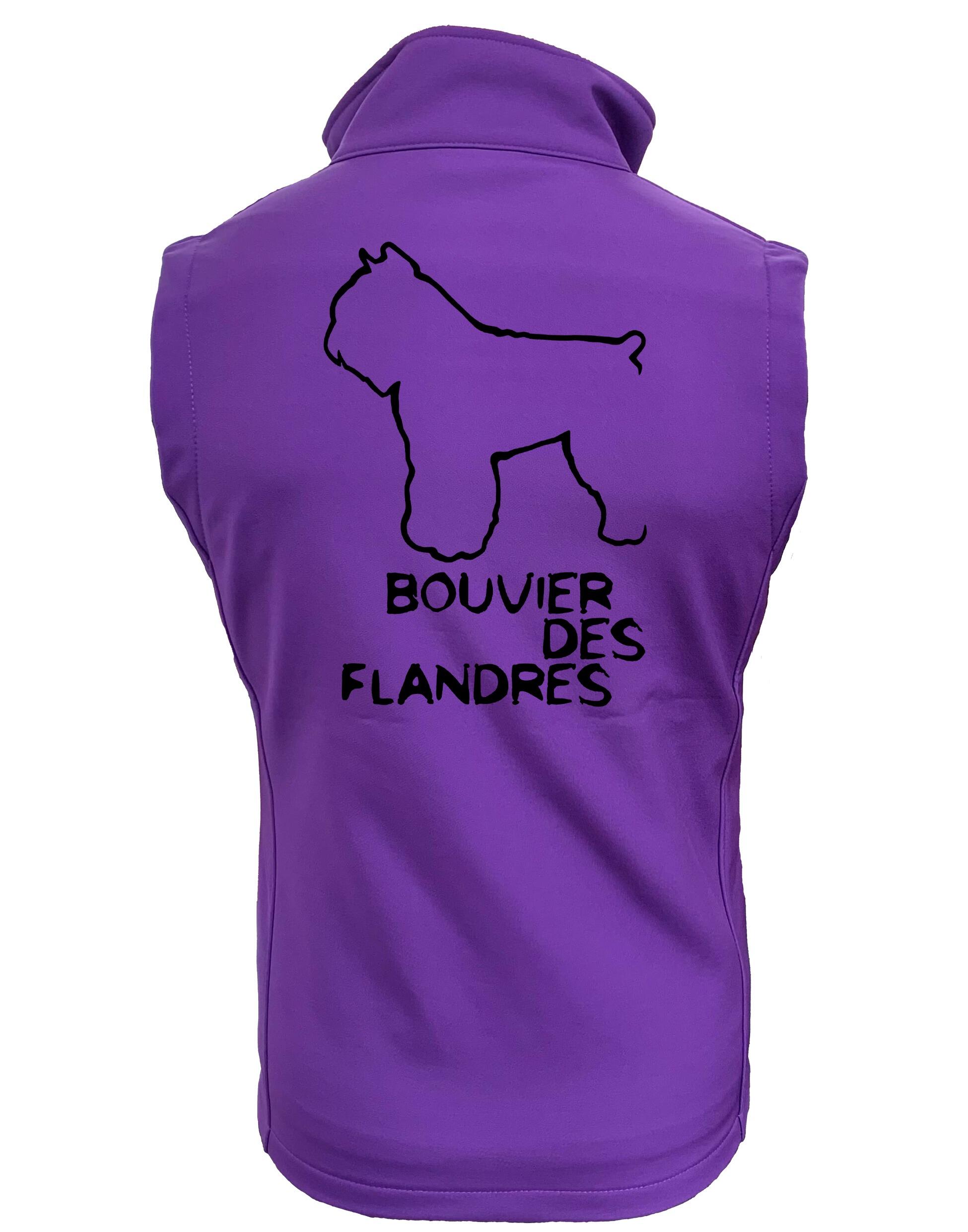 Bouvier des Flandres Dog Breed Design Women’s Softshell Gilet – A Perfect Blend of Style and Functionality