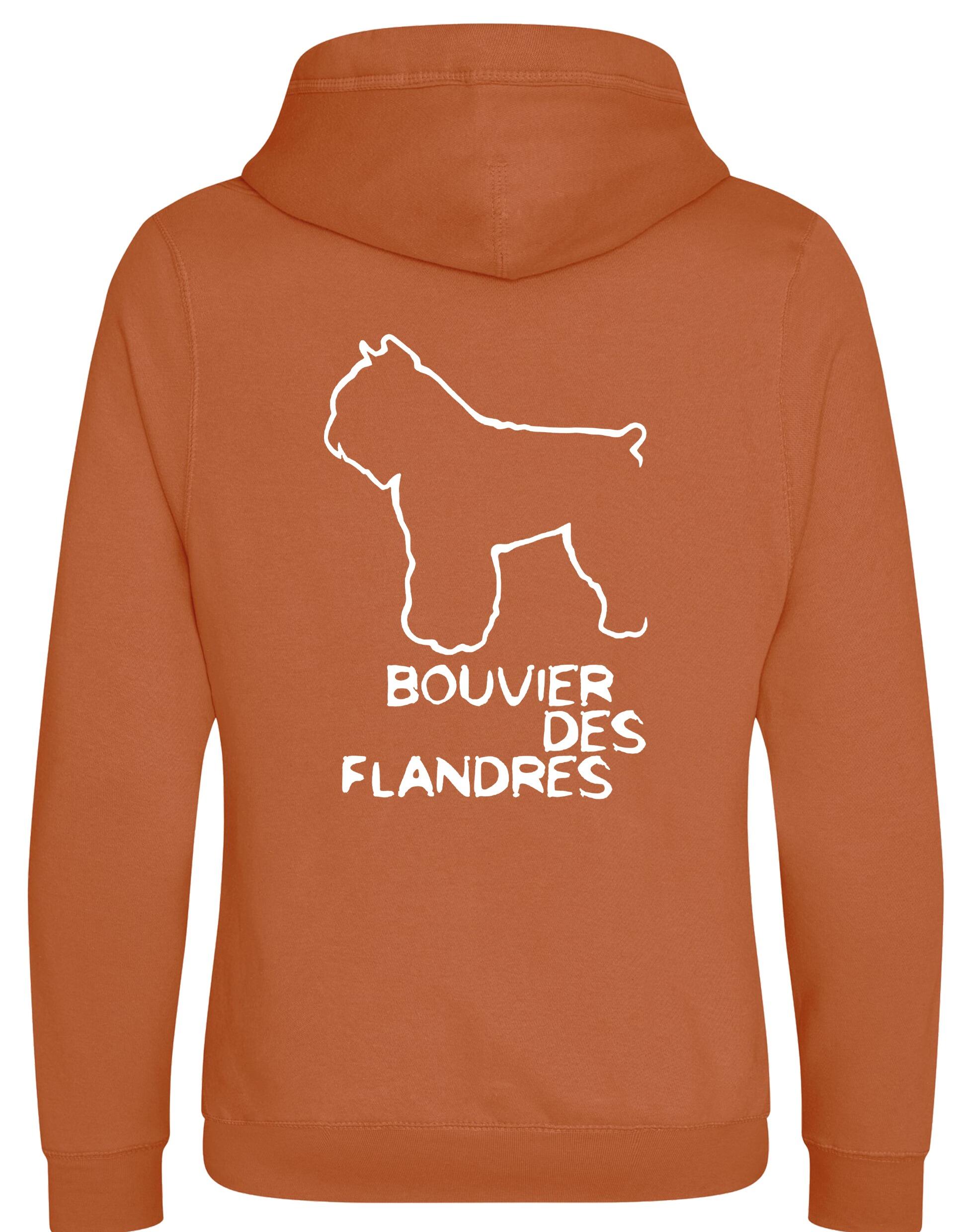 Bouvier des Flandres Dog Breed Design Unisex Crossneck Pullover Hoodie