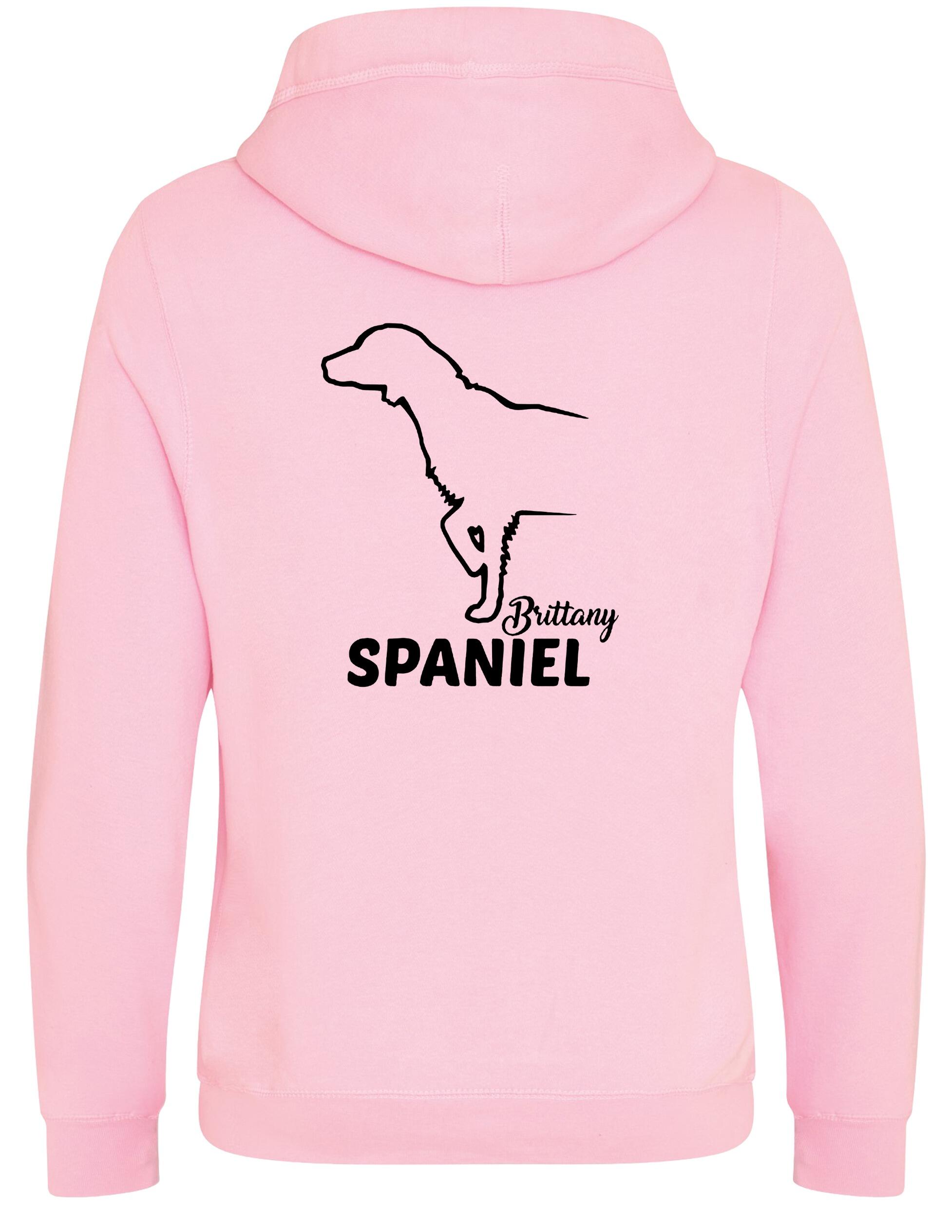 Brittany Spaniel Dog Breed Design Unisex Crossneck Pullover Hoodie – A Must-Have for Brittany Spaniel Fans