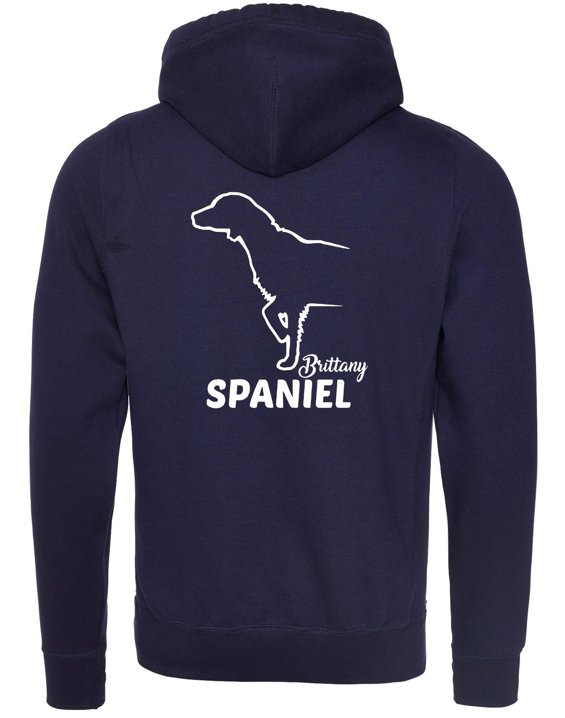 Brittany Spaniel Dog Breed Design Unisex Crossneck Pullover Hoodie – A Must-Have for Brittany Spaniel Fans