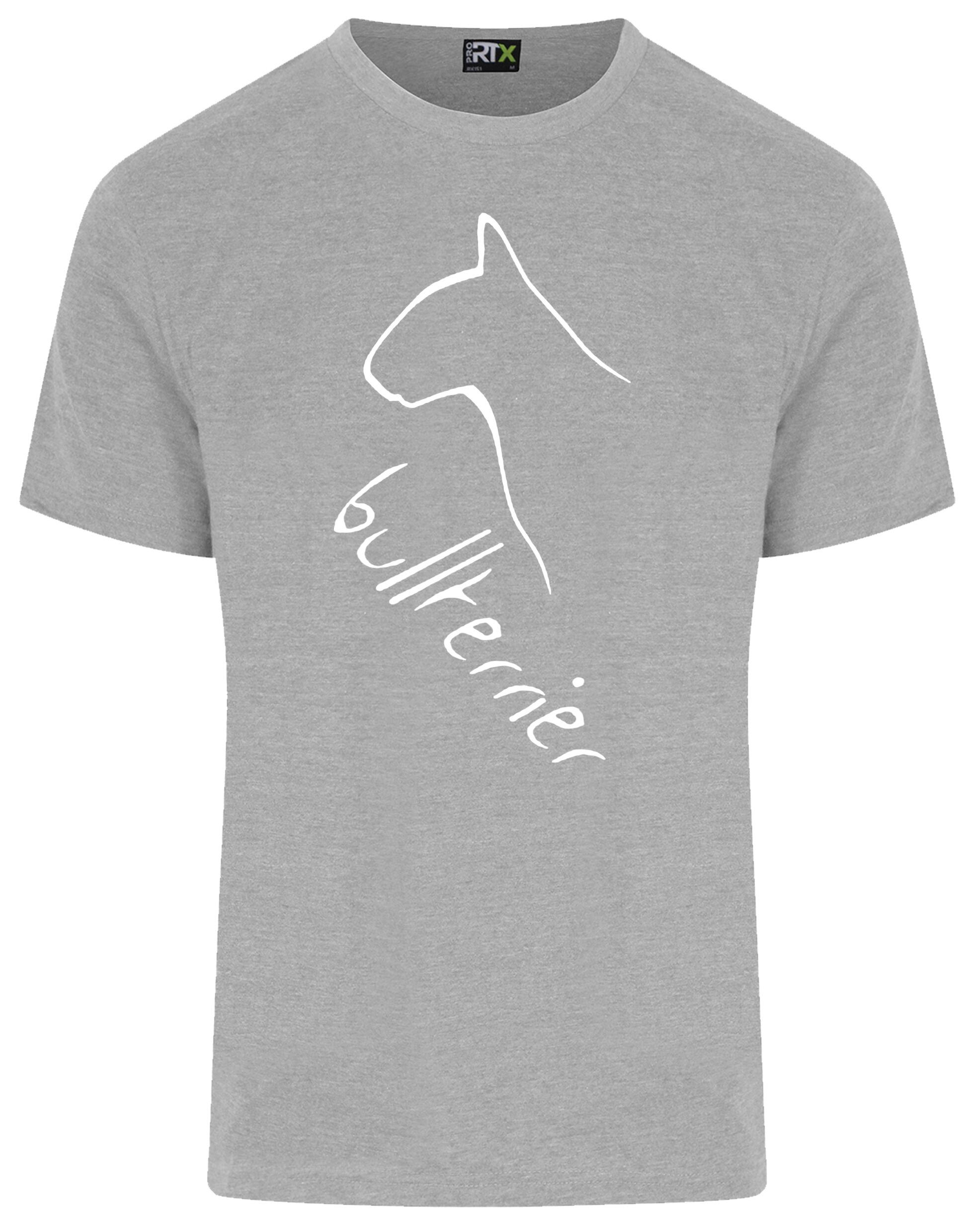 Unisex Roundneck T-shirt with Bullterrier Dog Breed Design – Style for Every Bullterrier Fan