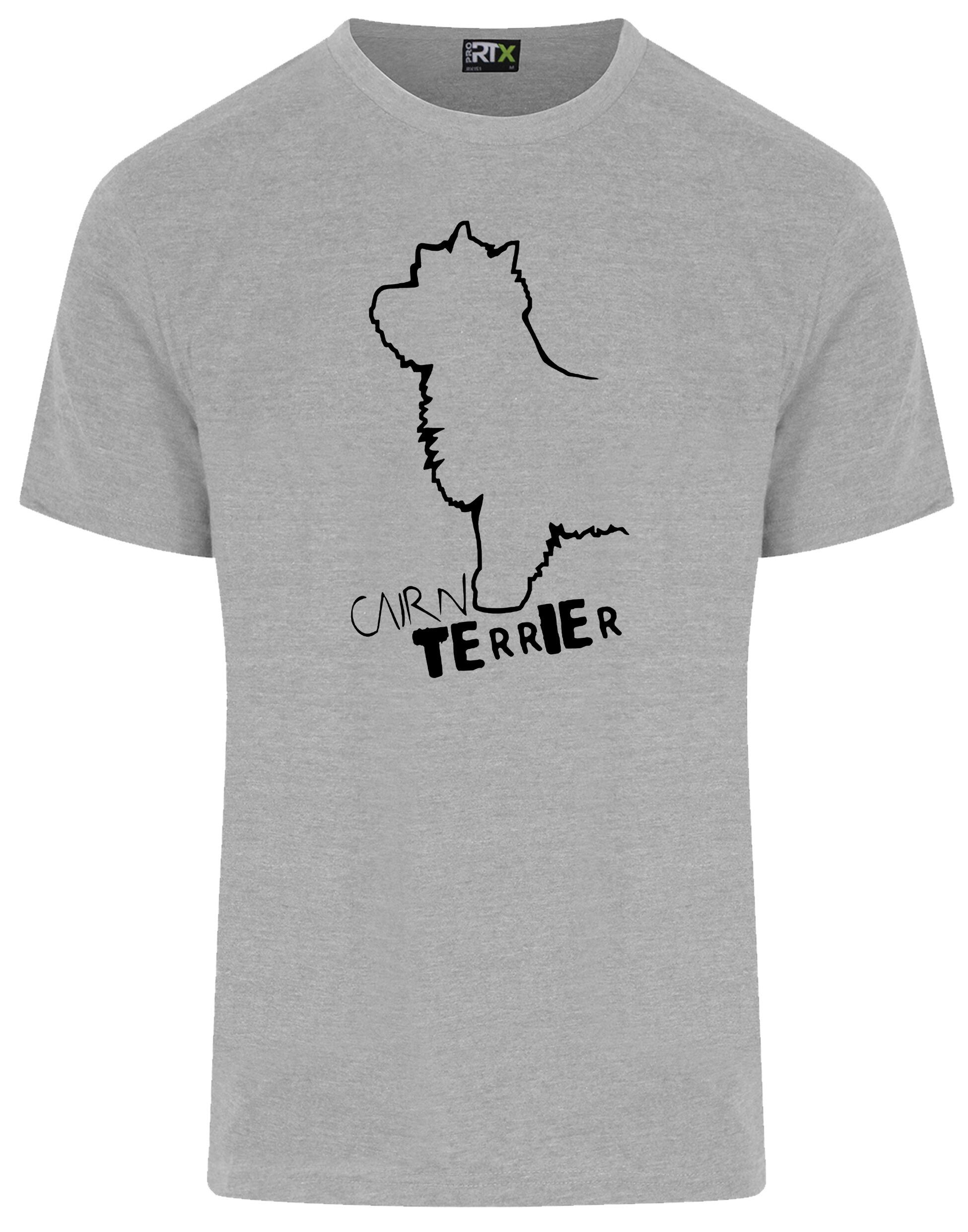 Unisex Roundneck T-shirt with Cairn Terrier Dog Breed Design – Style for Every Cairn Terrier Fan