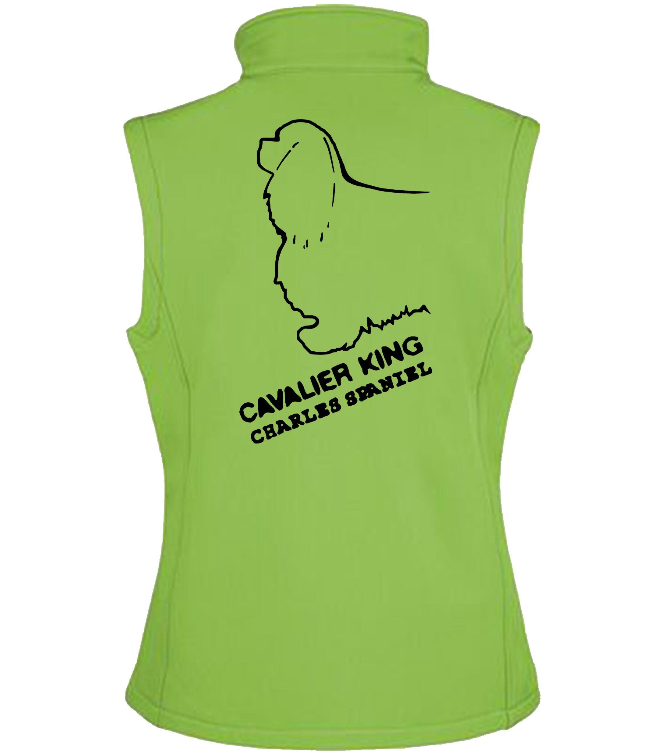 Women’s Cavalier King Charles Spaniel Softshell Gilet – Style and Function for Every Cavalier Enthusiast