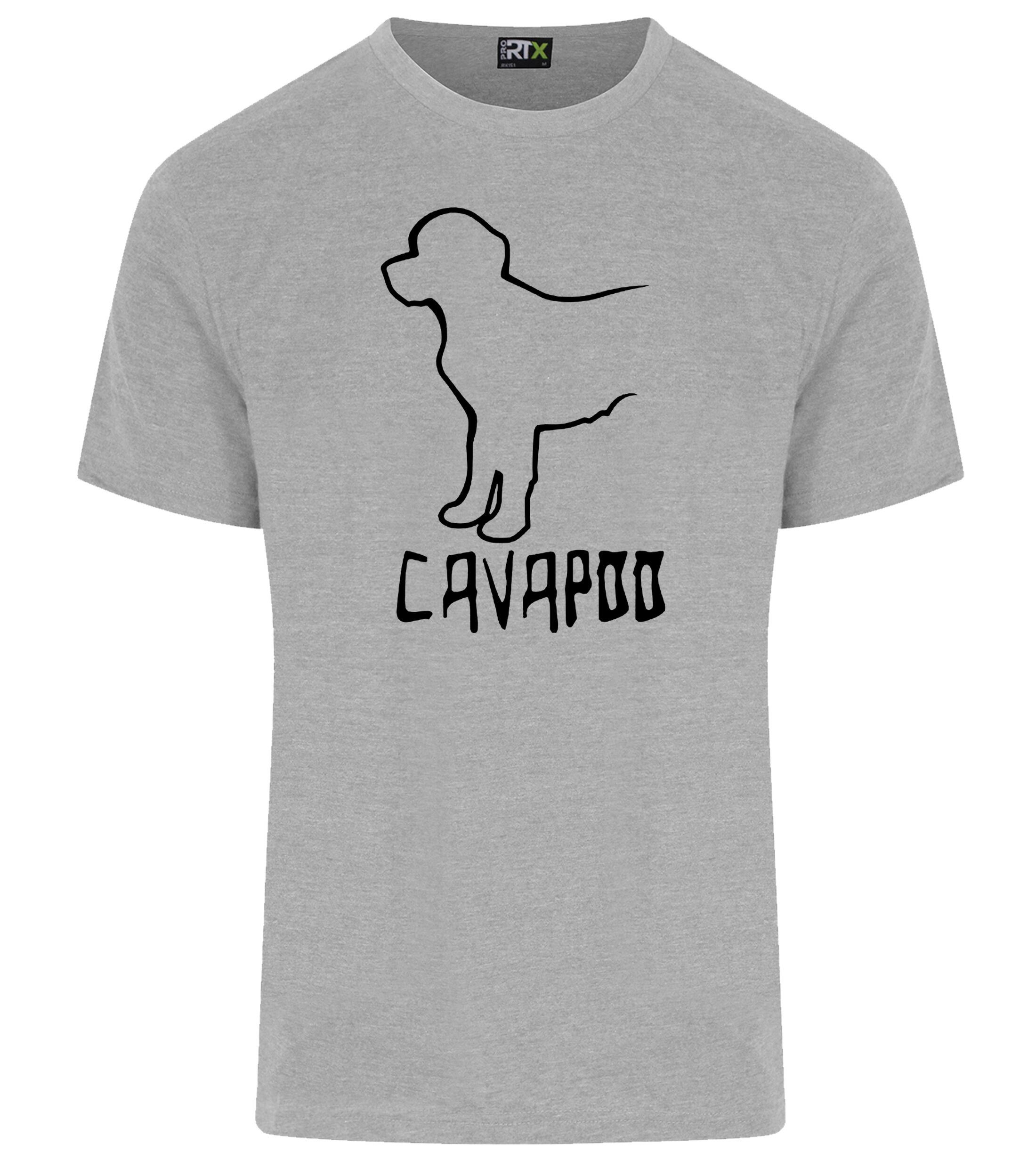 Unisex Roundneck T-shirt with Cavapoo Dog Breed Design – Style for Every Cavapoo Fan