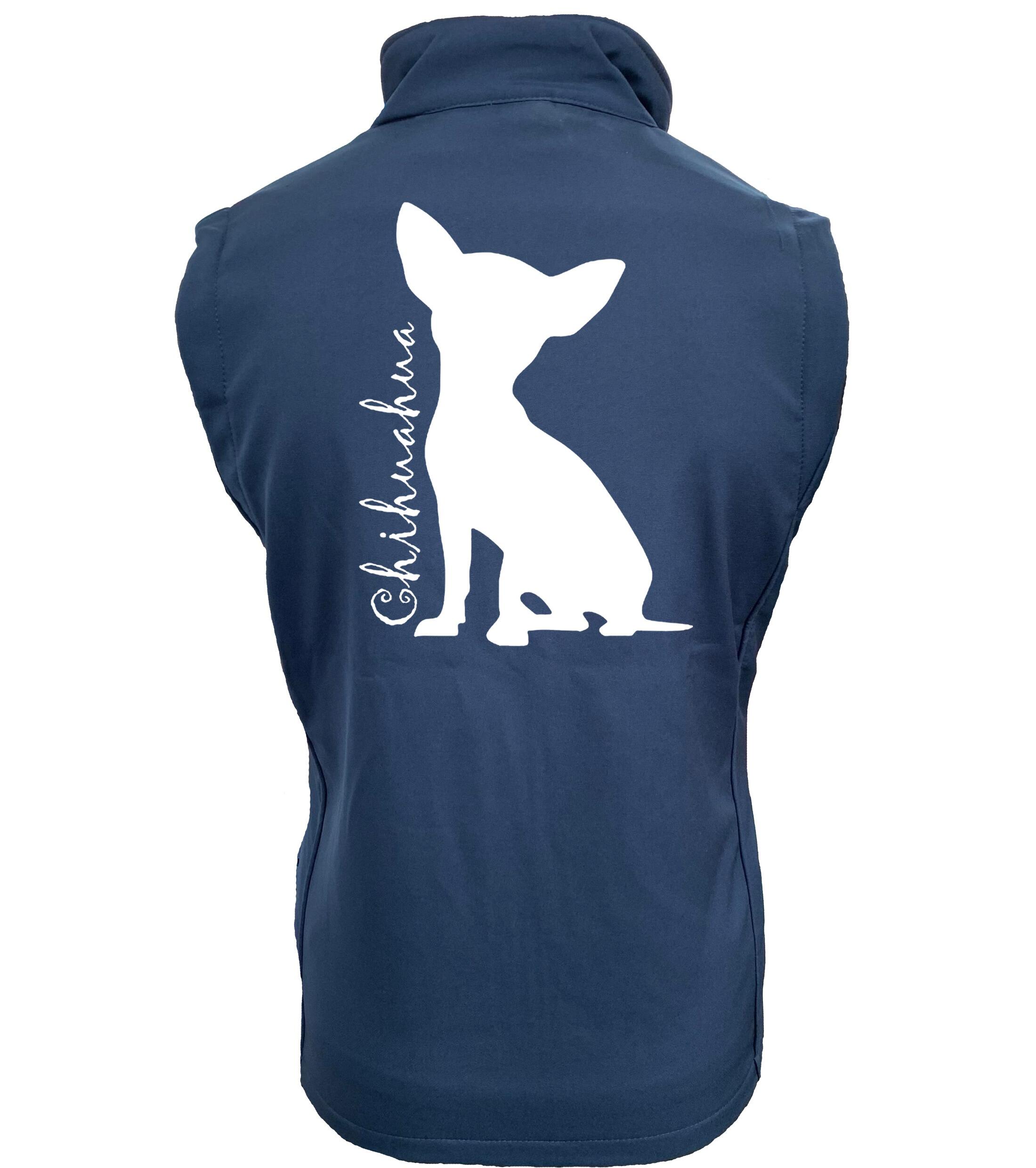 Women’s Softshell Jacket with Chihuahua Silhouette Design – Style and Comfort for Chihuahua Lovers