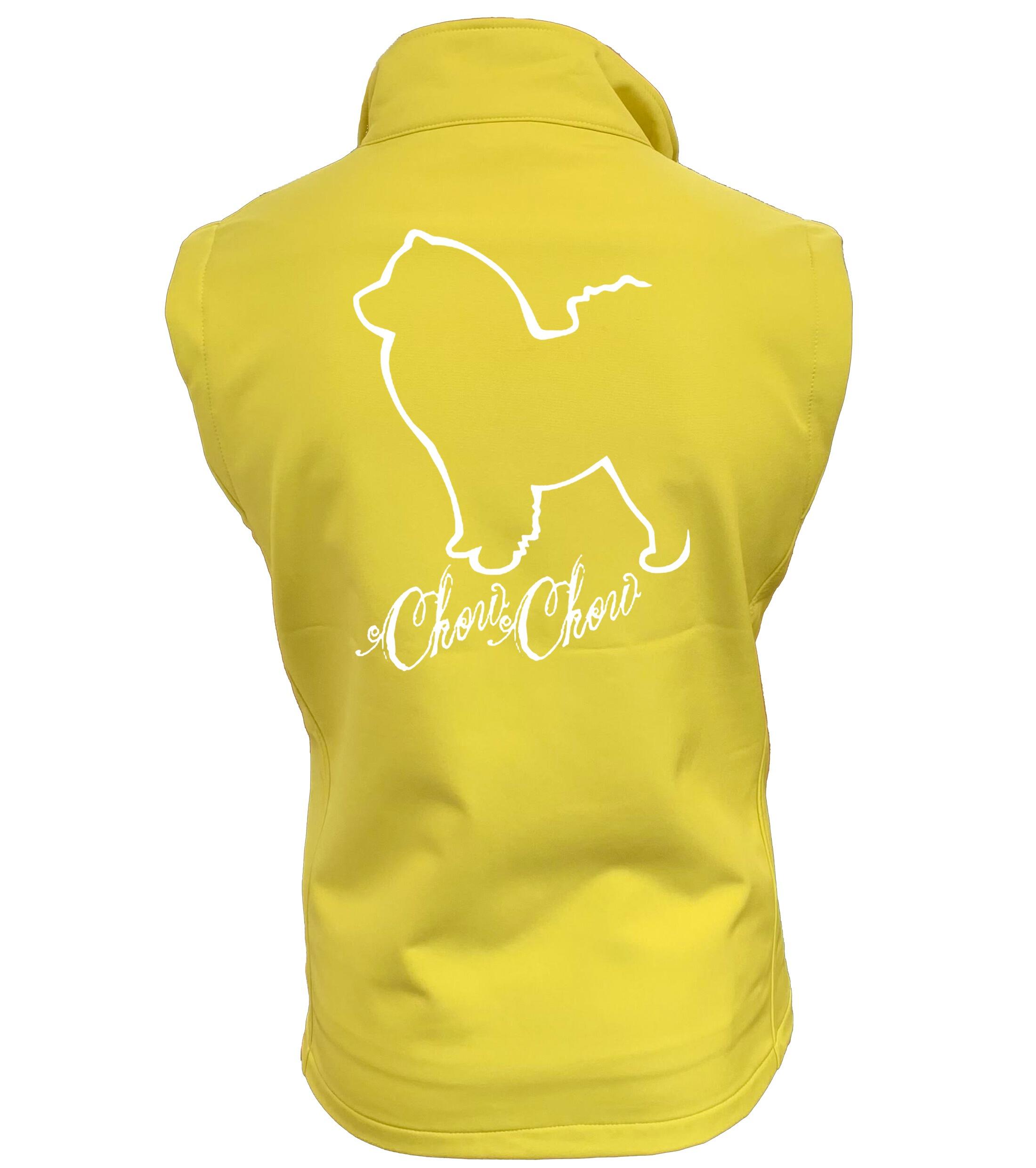 Chow Chow Dog Breed Design Unisex Softshell Gilet – Style and Function for Chow Chow Lovers