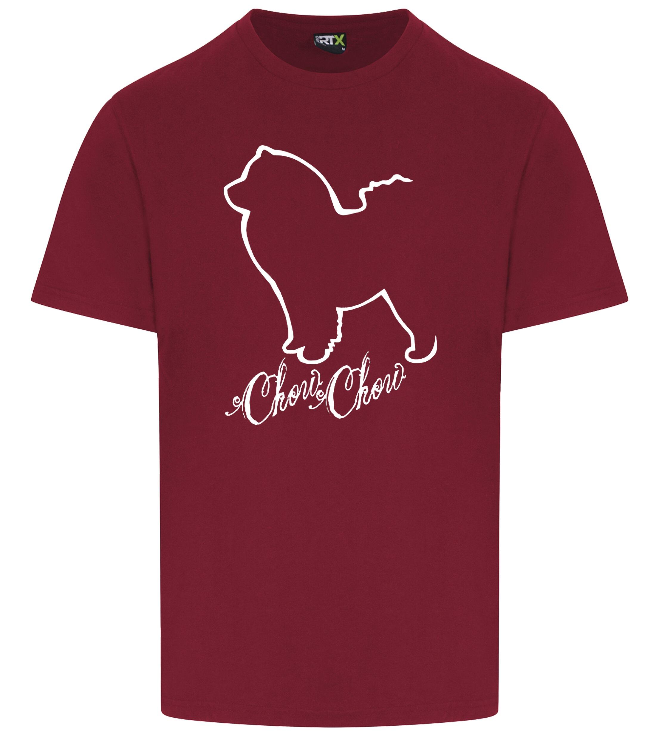 Unisex Roundneck T-shirt with Chow Chow Dog Breed Design – Essential Style for Chow Chow Fans
