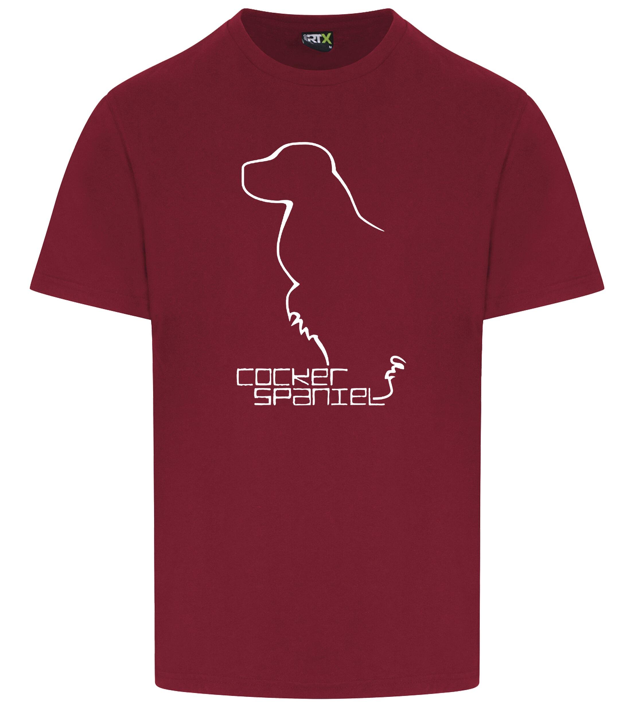 Cocker Spaniel Dog Breed Design Unisex Roundneck T-shirt – Essential Style for Cocker Spaniel Fans