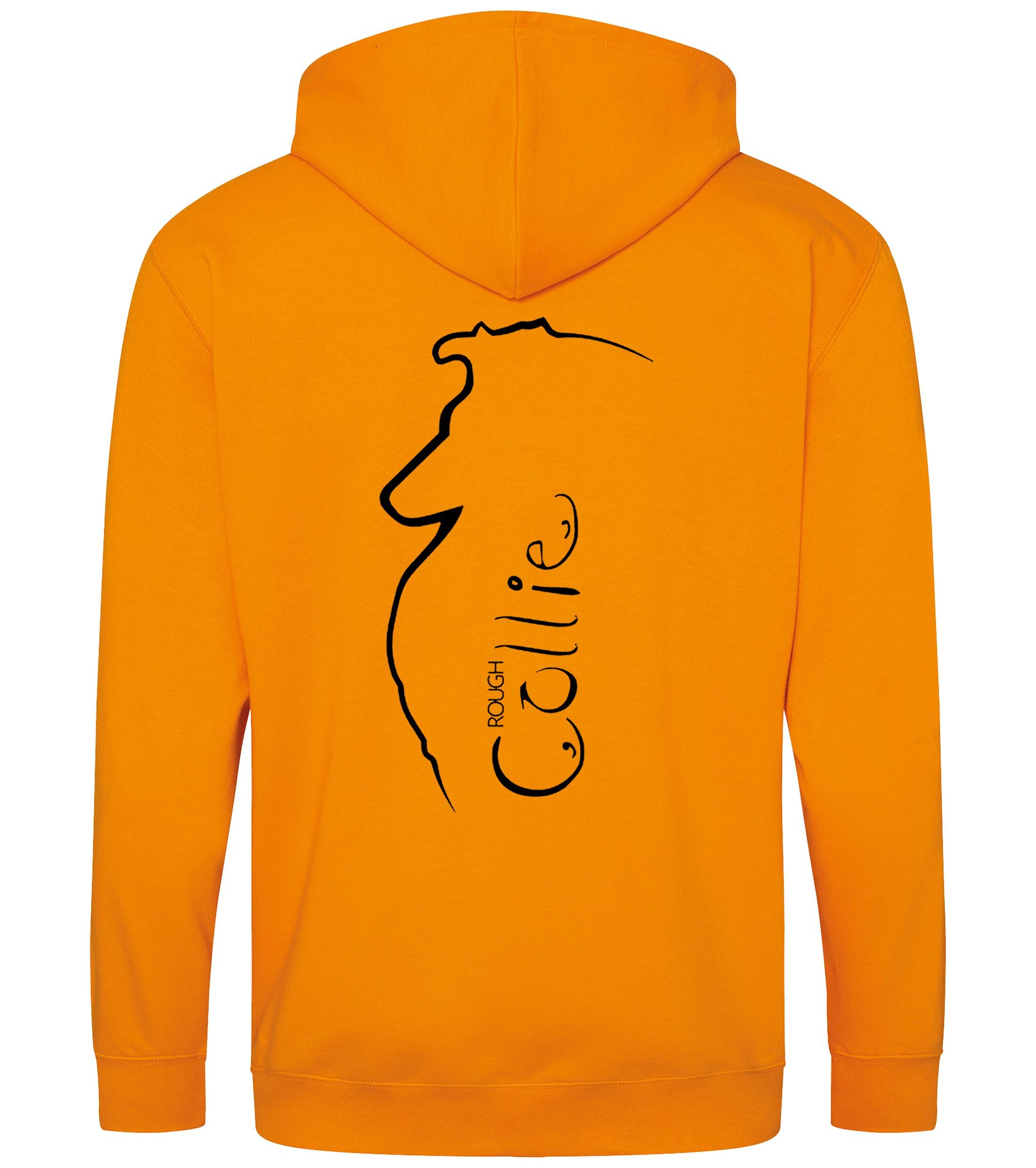 Collie (Rough) Dog Breed Design Zipped Hoodie – Comfort, Style, and Rough Collie Pride
