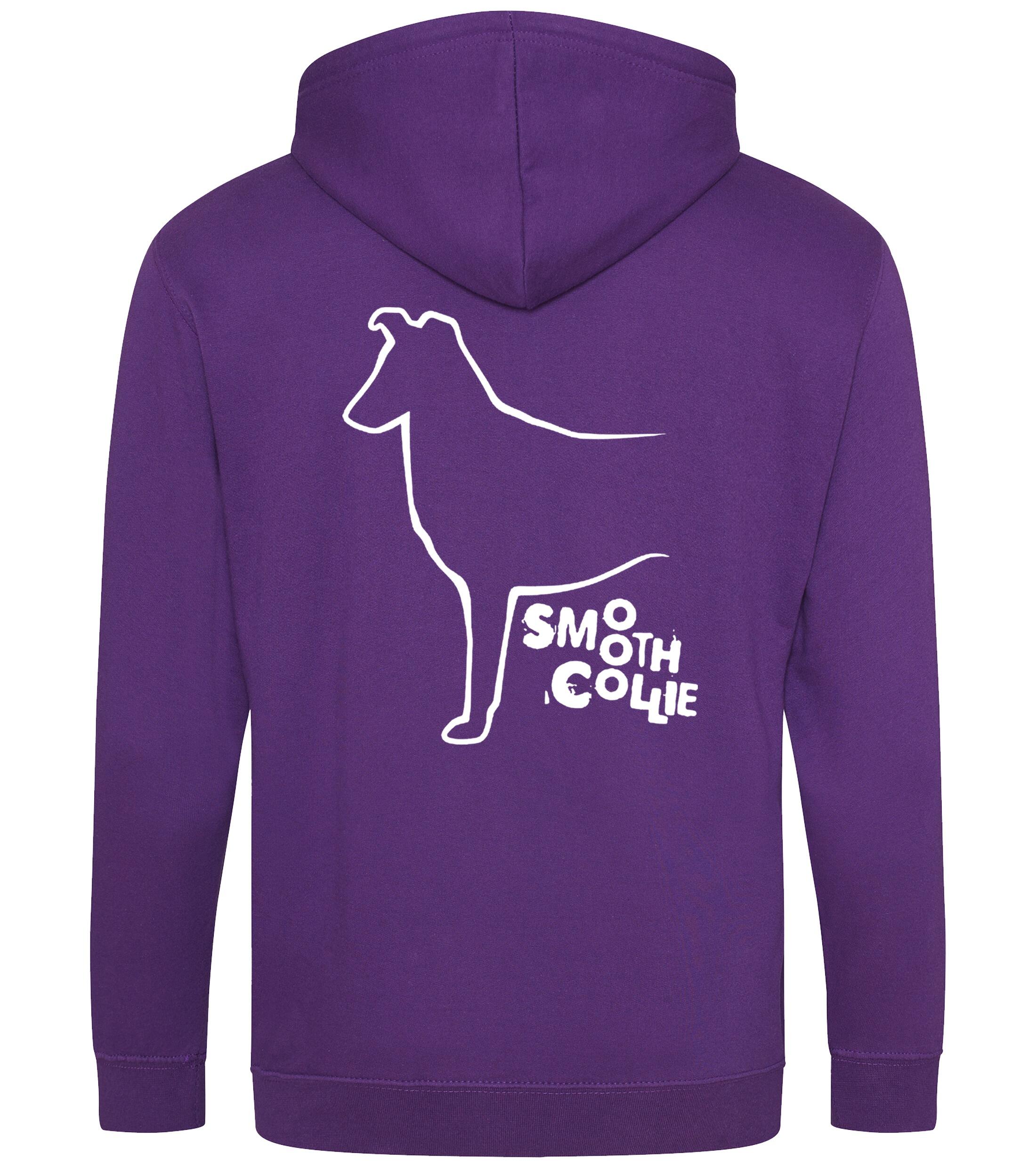 Collie (Smooth) Dog Breed Design Zipped Hoodie – Comfort, Style, and Collie Pride