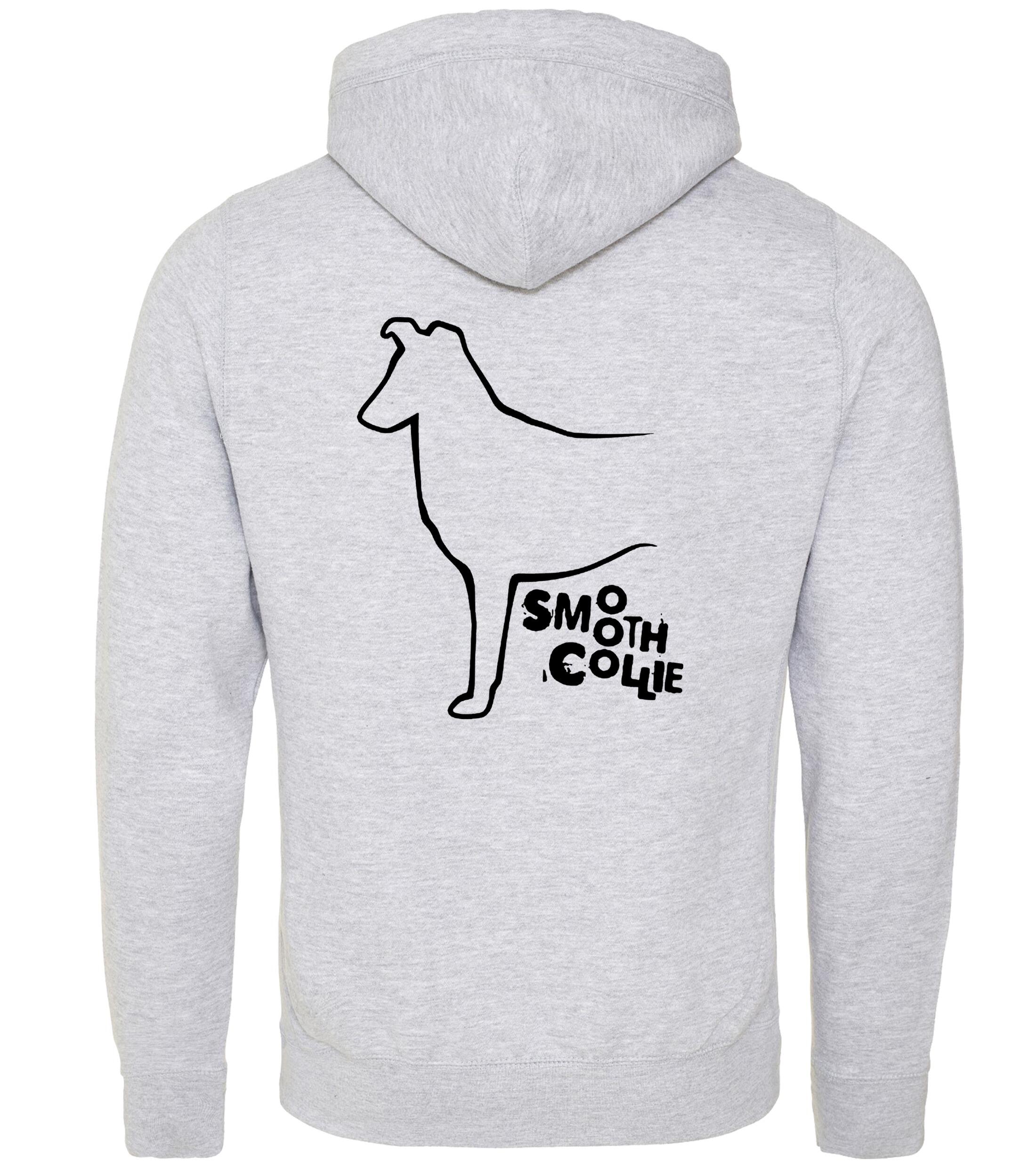 Unisex Crossneck Pullover Hoodie with Collie (Smooth) Dog Breed Design – Celebrate Your Love for Collies