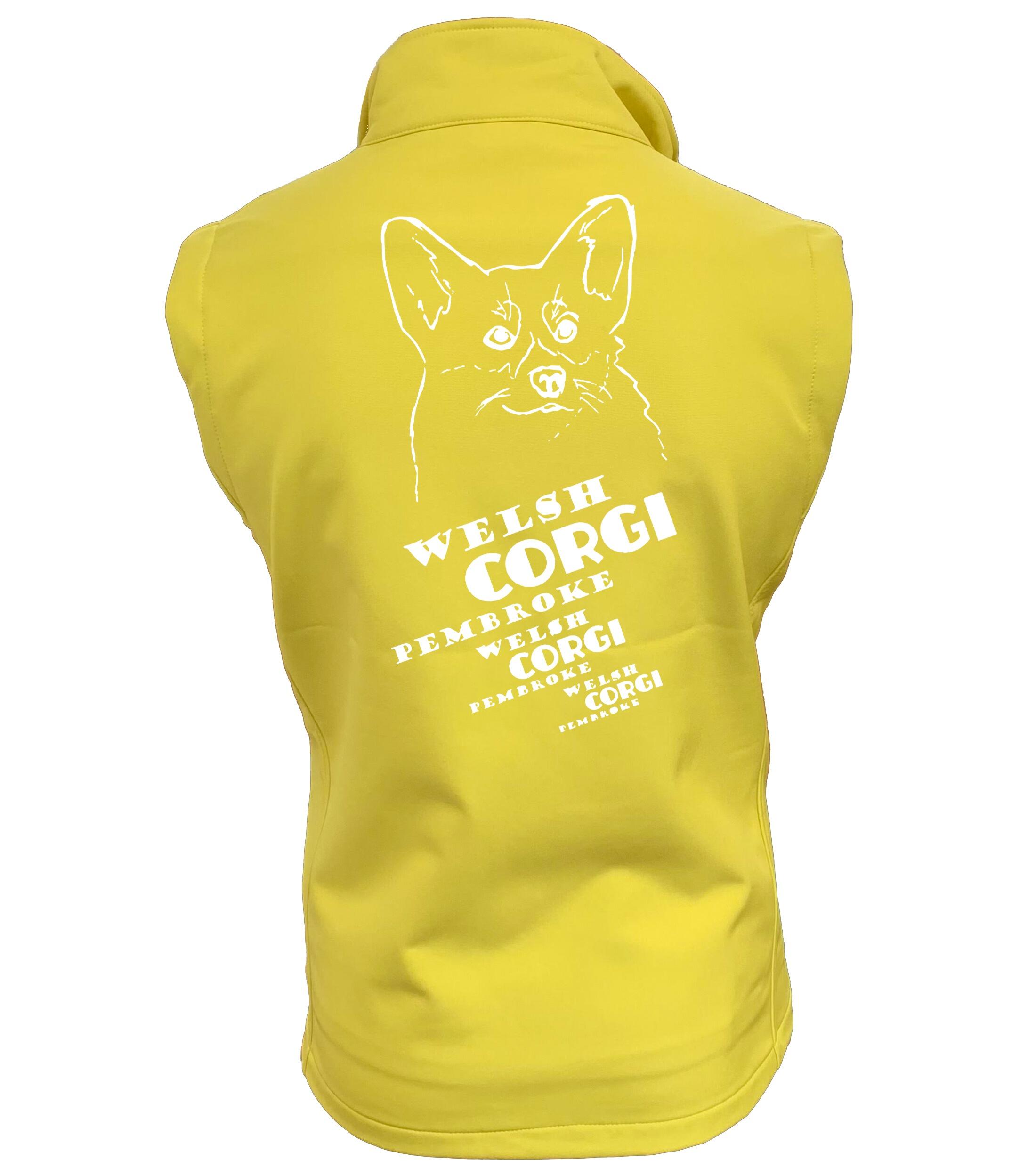 Women’s Softshell Jacket with Corgi Pembroke (Face) Dog Breed Design – Style & Comfort for Corgi Fans
