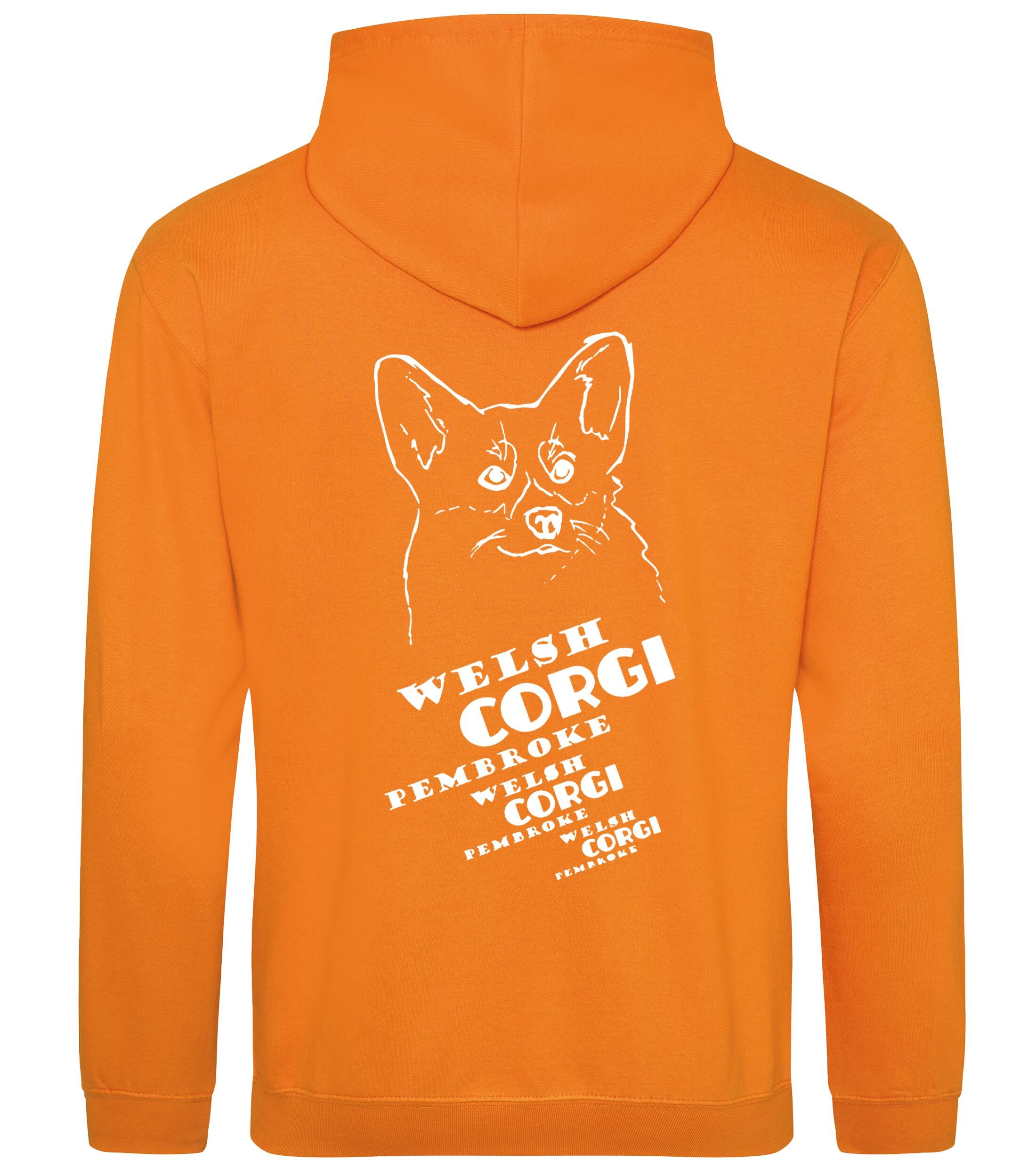 Corgi Pembroke (Face) Dog Breed Design Pullover Hoodie – Stylish & Cozy for Corgi Lovers