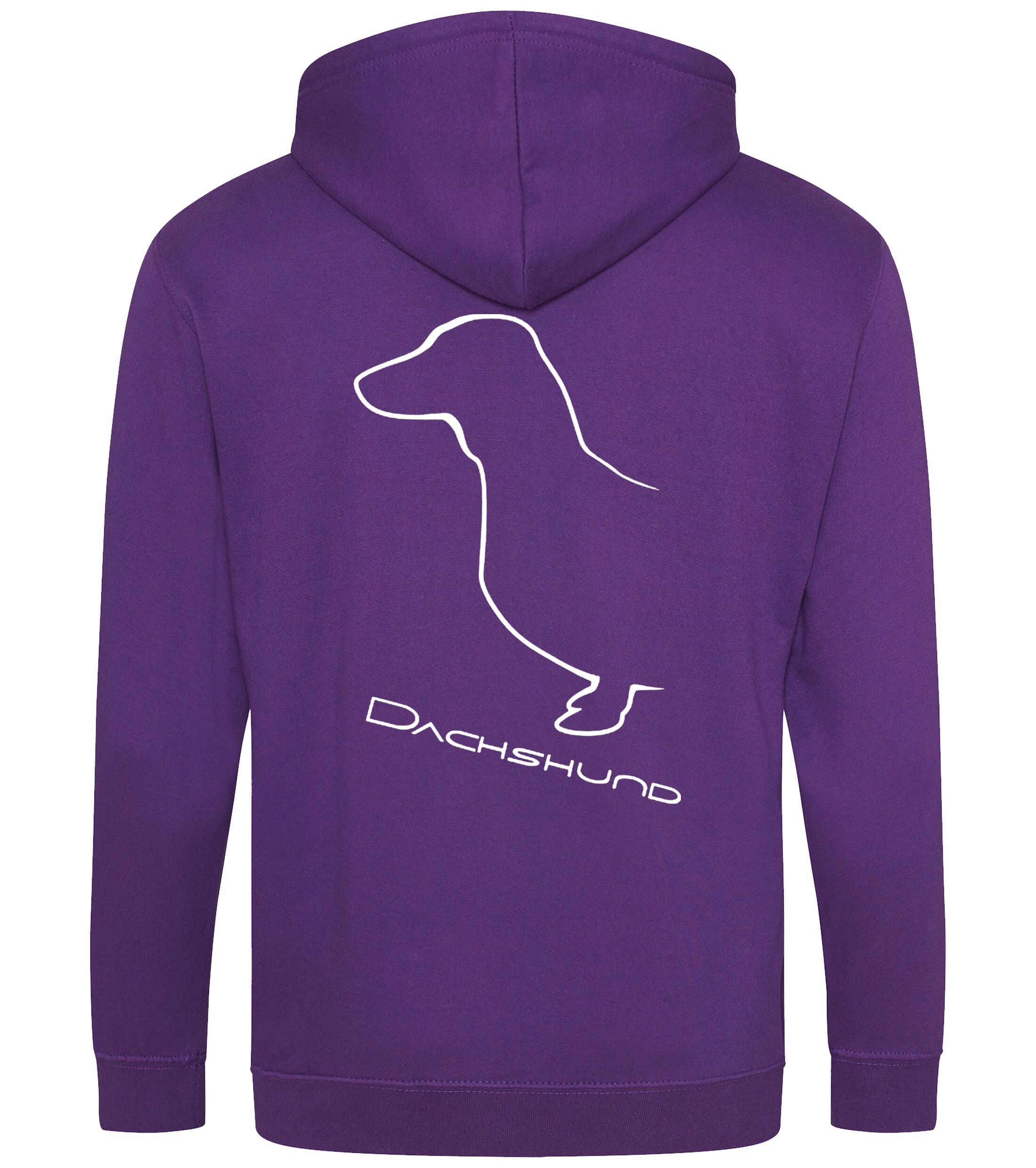 Dachshund (Smooth) Dog Breed Zipped Hoodie – Comfort, Style, and Dachshund Pride