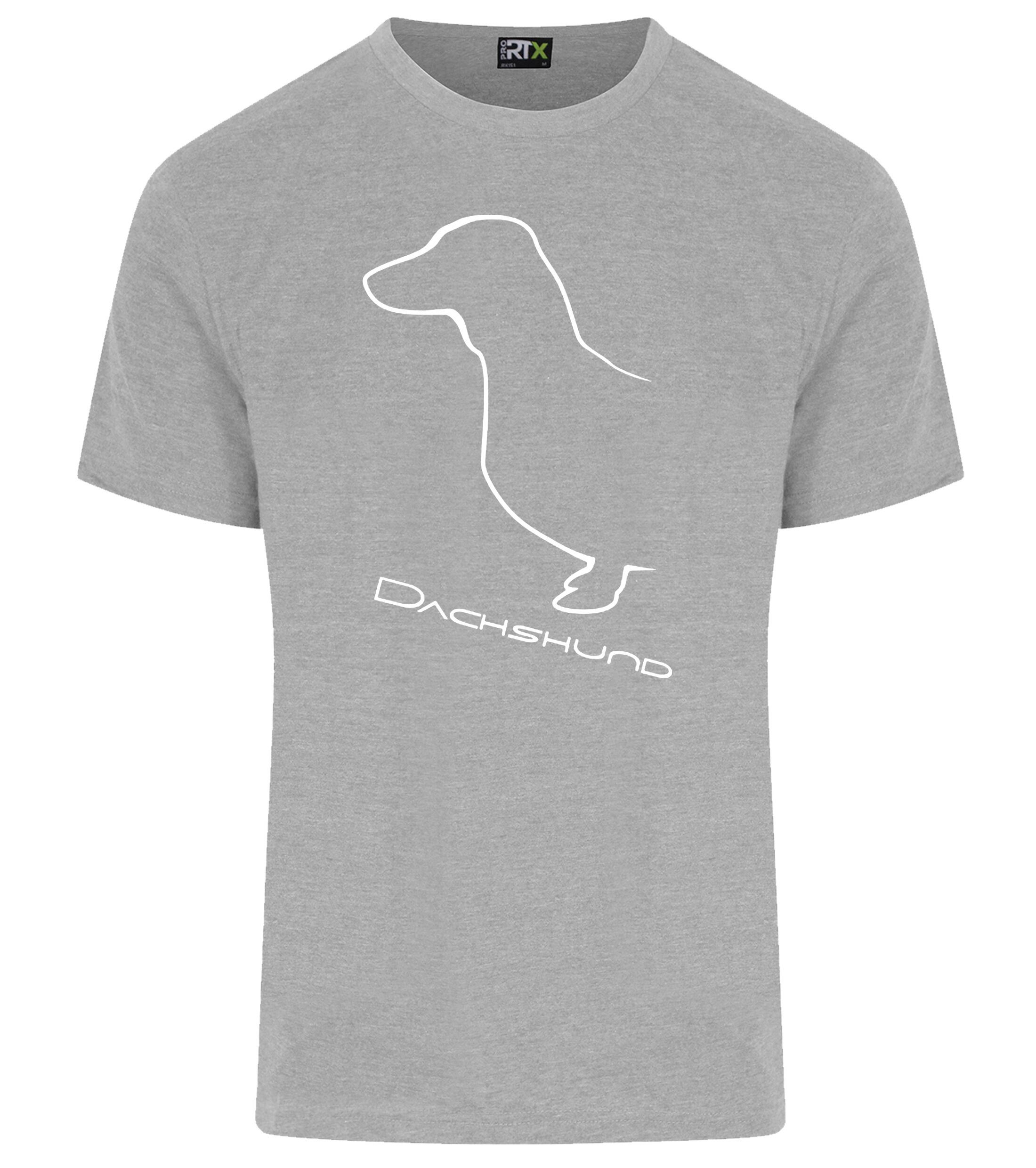 Dachshund (Smooth) Dog Breed Design Unisex Roundneck T-Shirt – Stylish Comfort for Dachshund Fans