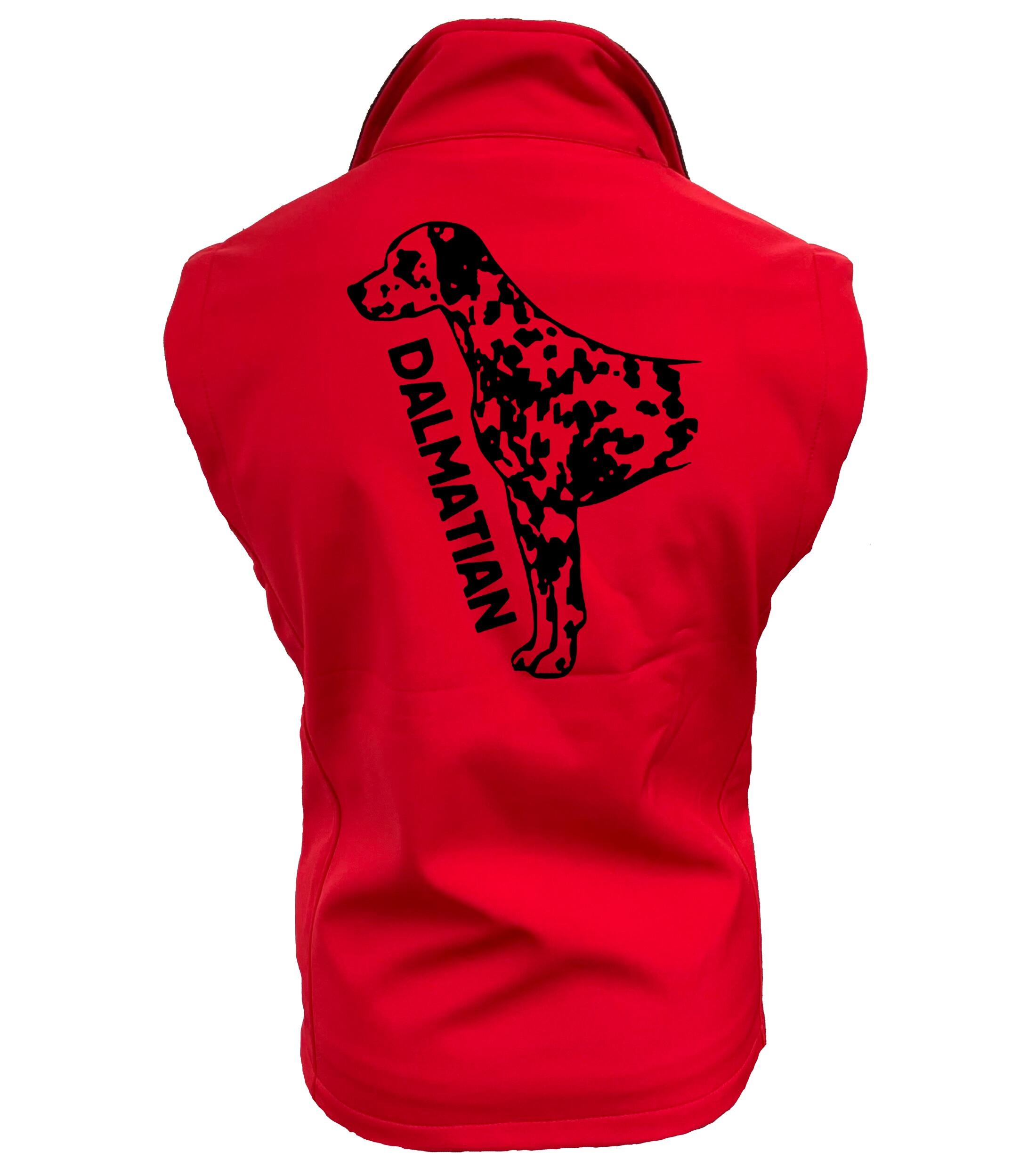 Dalmatian Dog Breed Design Unisex Softshell Gilet – Stylish and Functional Outdoor Wear