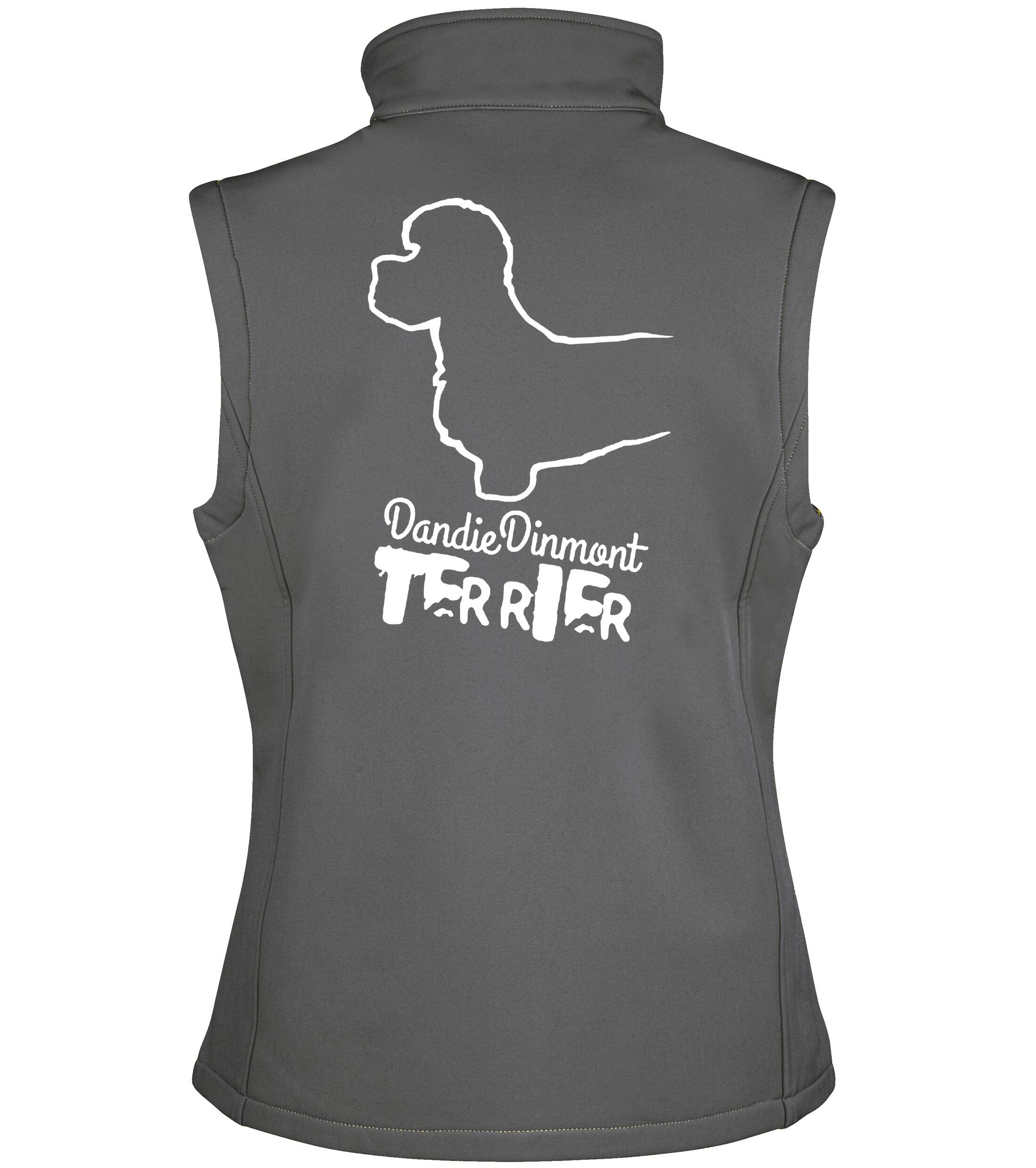 Dandie Dinmont Terrier Dog Breed Design Unisex Softshell Gilet – Stylish and Functional Outdoor Wear