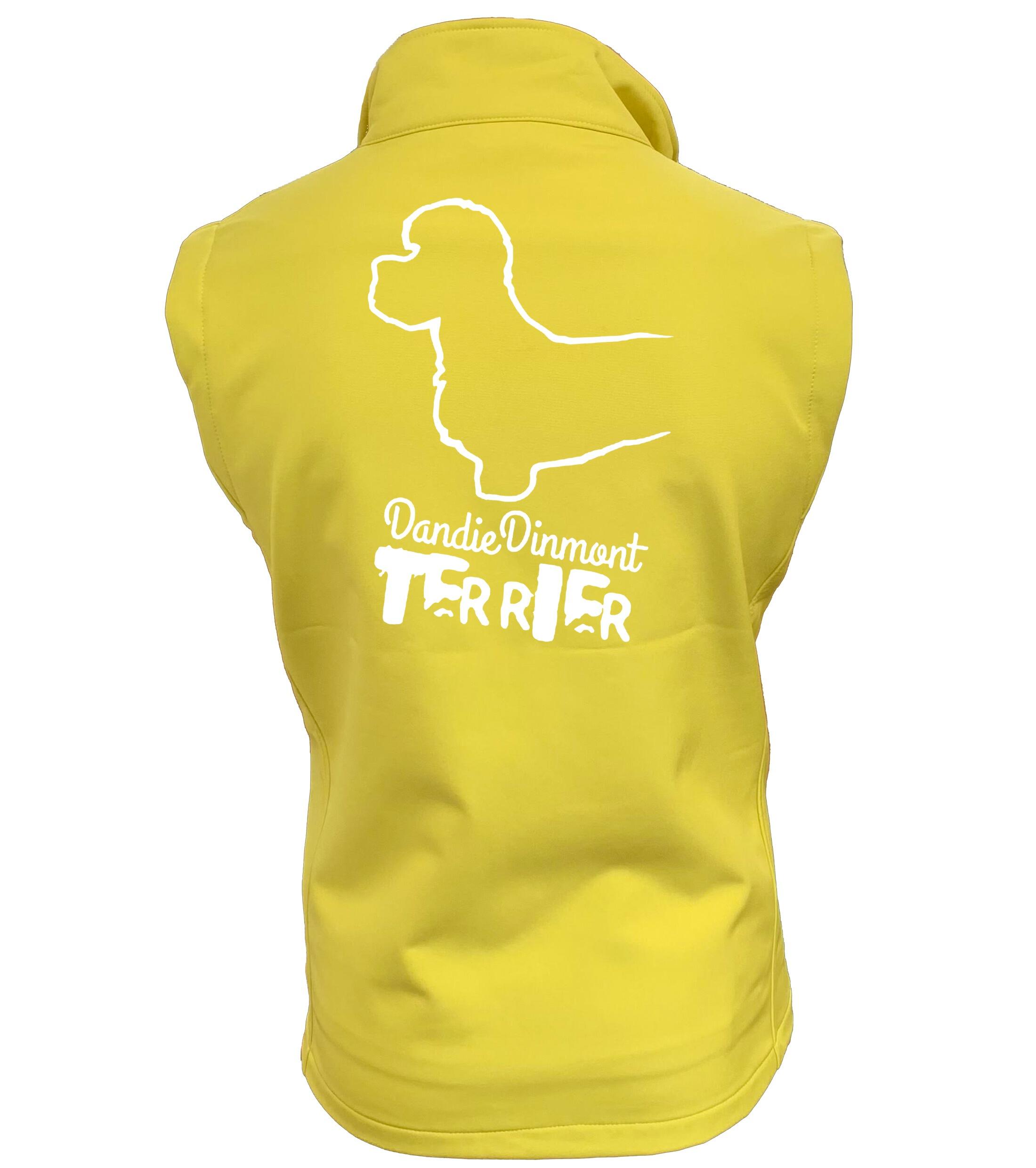 Dandie Dinmont Terrier Dog Breed Design Unisex Softshell Gilet – Stylish and Functional Outdoor Wear