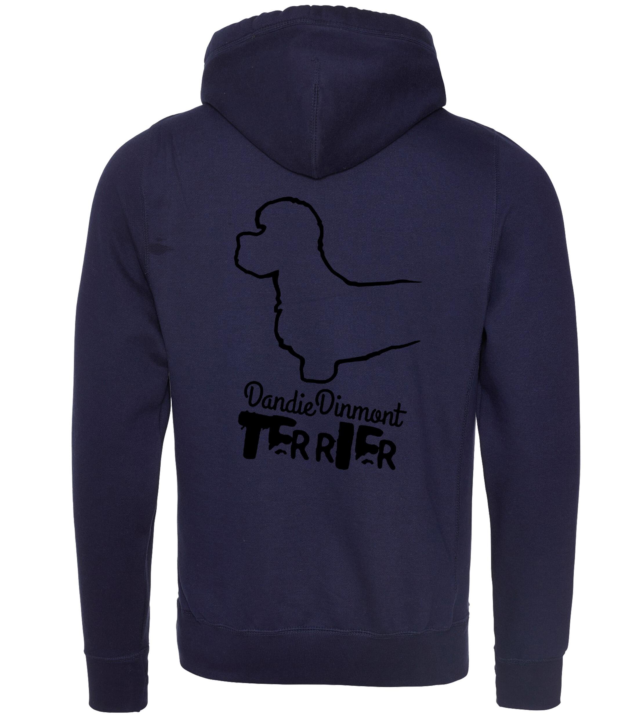 Dandie Dinmont Terrier Unisex Crossneck Pullover Hoodie – Style & Dandie Dinmont Pride