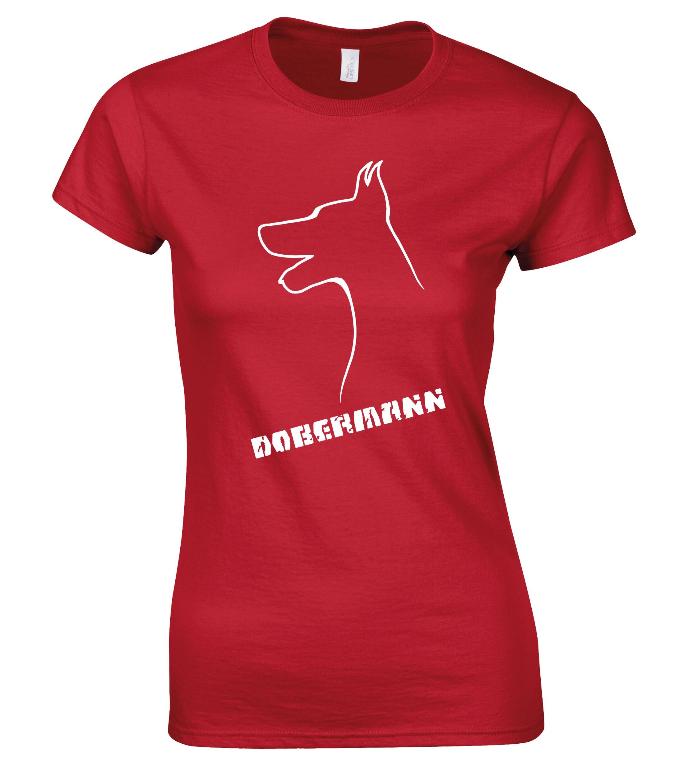 Dobermann (Head) Women’s Roundneck T-Shirt – Celebrate Your Passion in Style