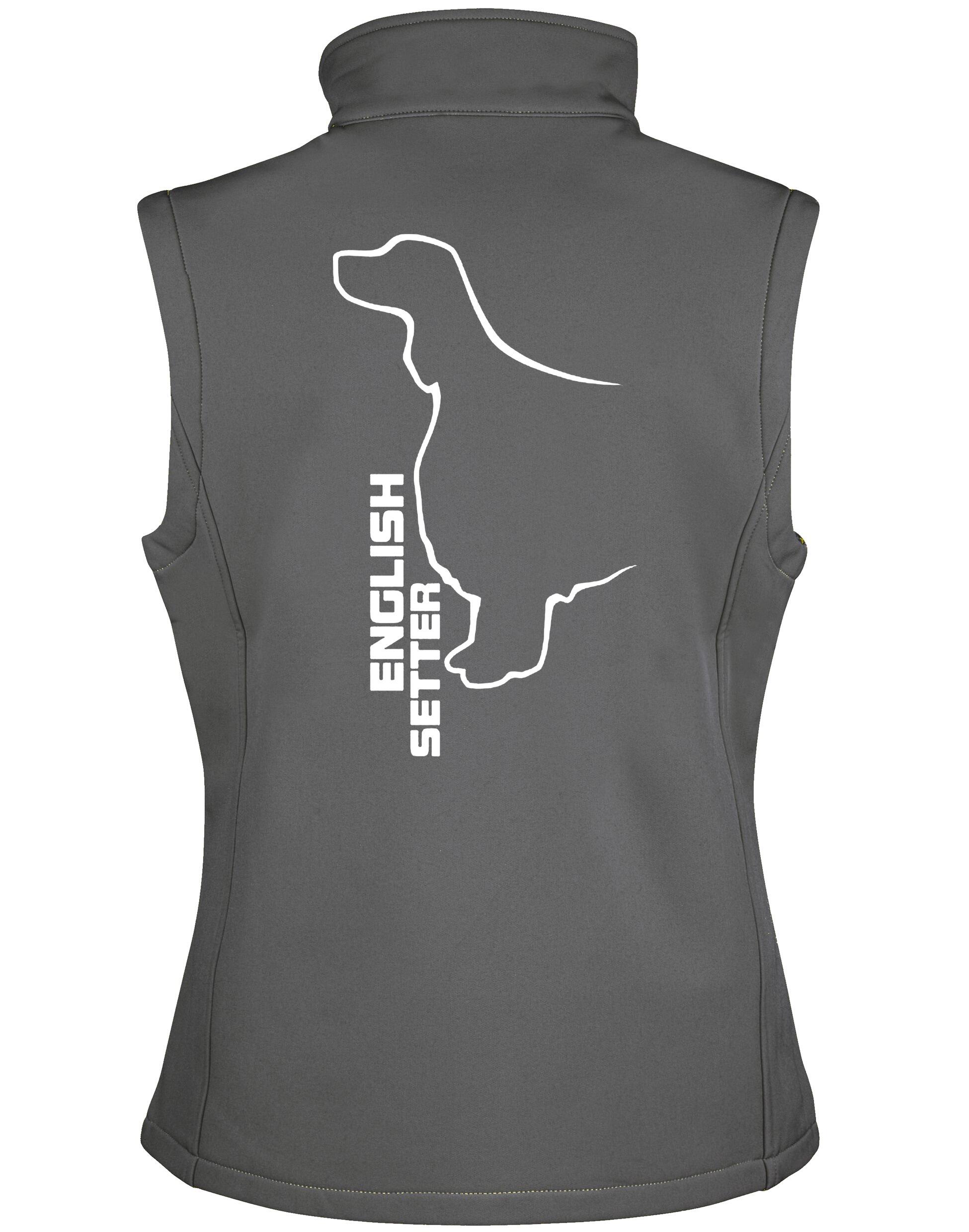 English Setter Women’s Softshell Gilet – Stylish Functionality for English Setter Enthusiasts