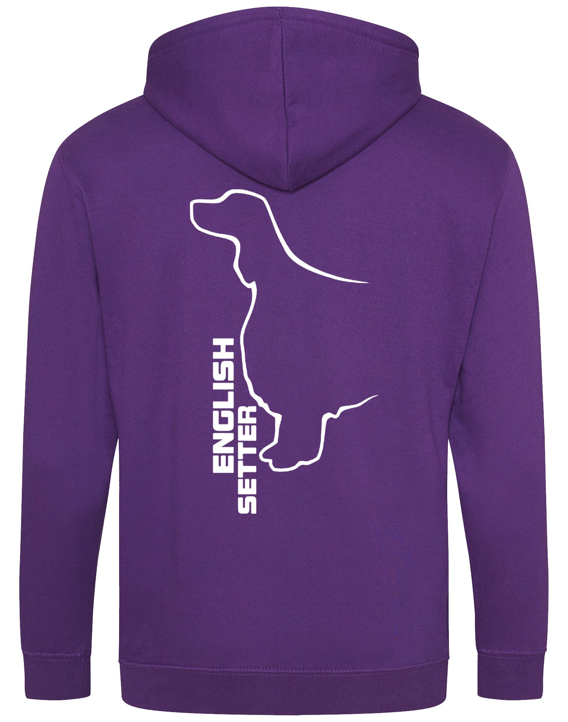 English Setter Zipped Hoodie – Comfort, Style, and Setter Pride