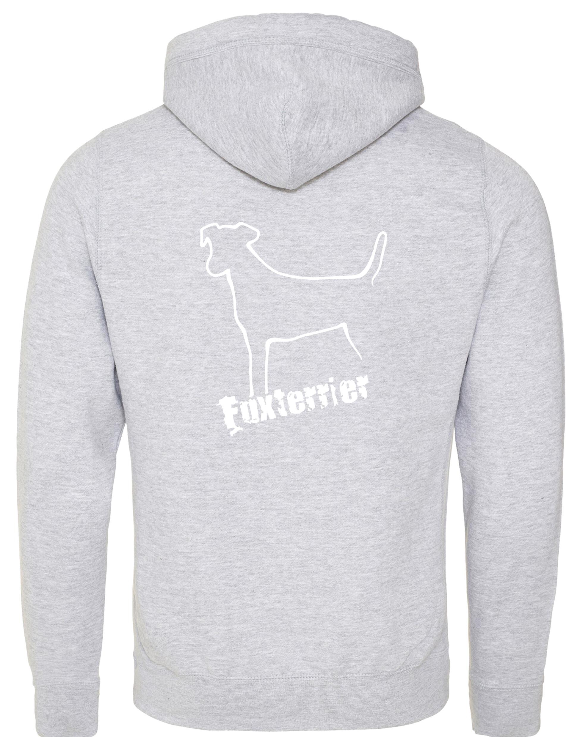 Fox Terrier Unisex Crossneck Pullover Hoodie – A Must-Have for Terrier Fans