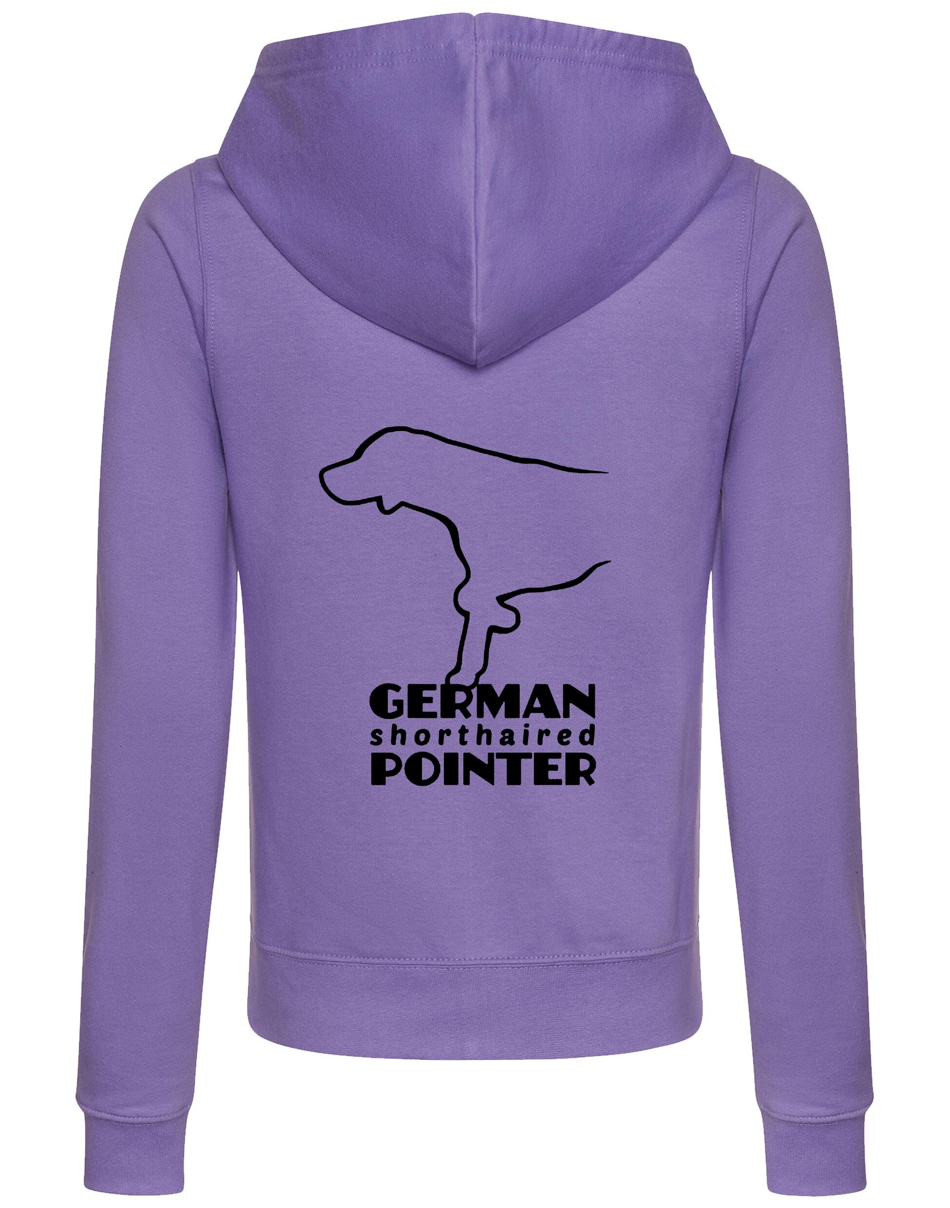 German Shorthaired Pointer Women’s Zipped Hoodie – Comfort, Style, and Pointer Pride