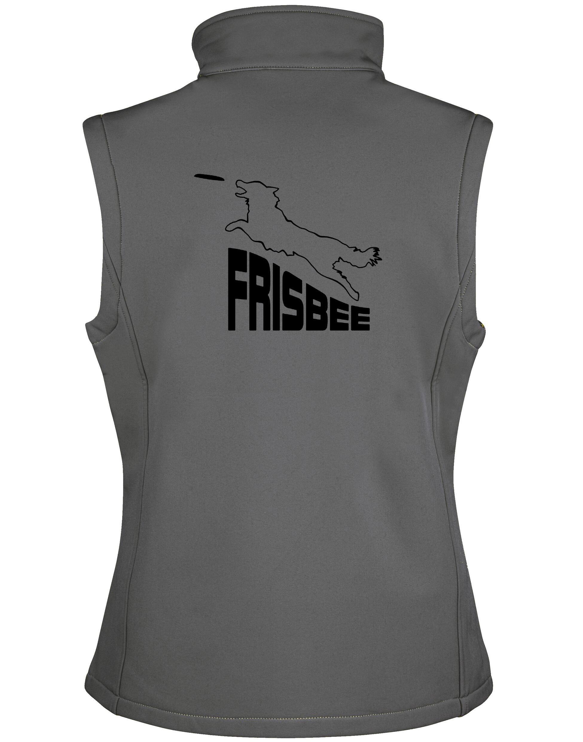 Frisbee Women’s Softshell Jacket – Tailored fit, weather-resistant fabric, cozy fleece lining, and exclusive Frisbee-inspired design for stylish and functional outdoor wear.