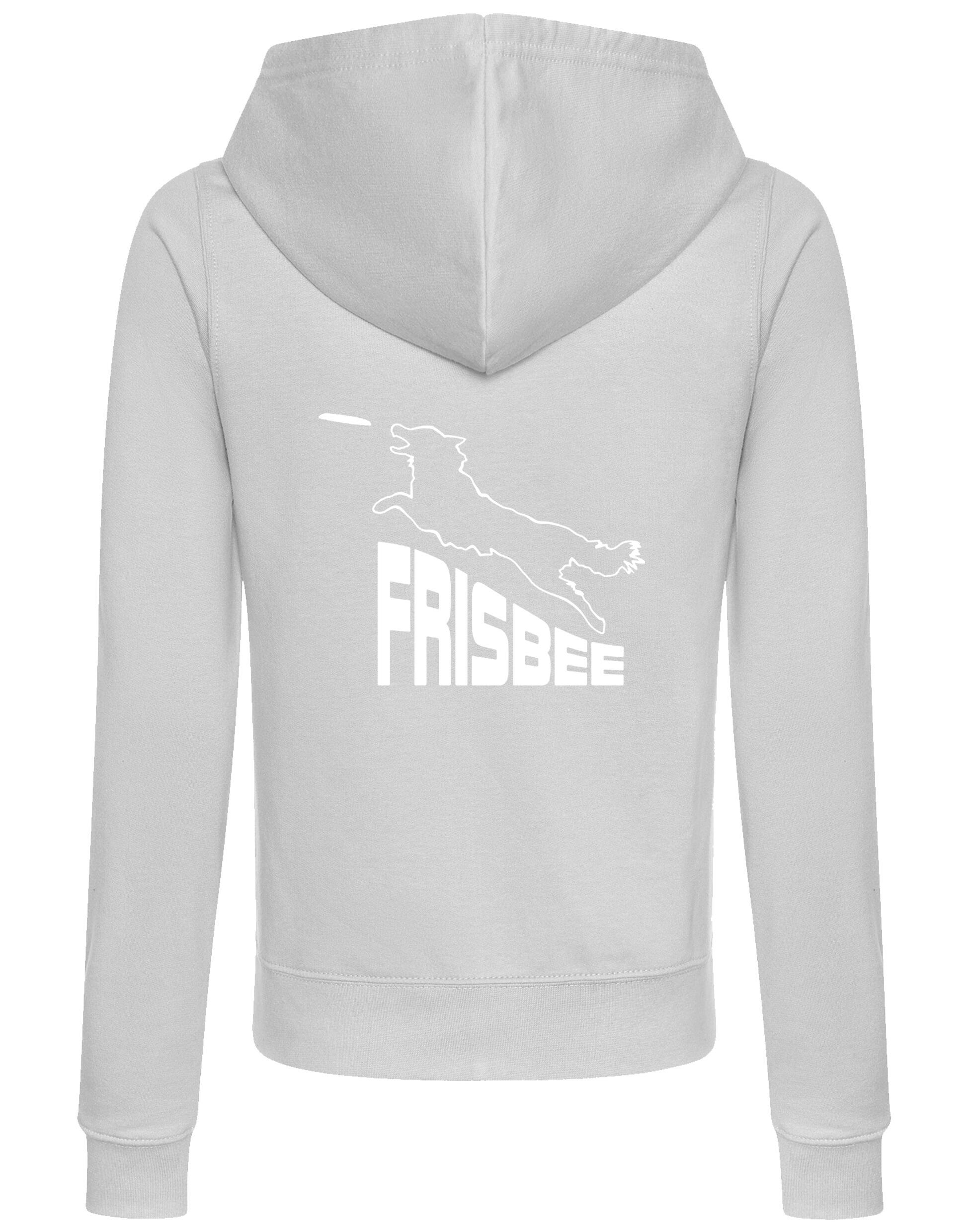 Frisbee Women’s Zipped Hoodie – Tailored fit hoodie with exclusive Frisbee-inspired design, adjustable hood, and front pockets, perfect for Frisbee enthusiasts.