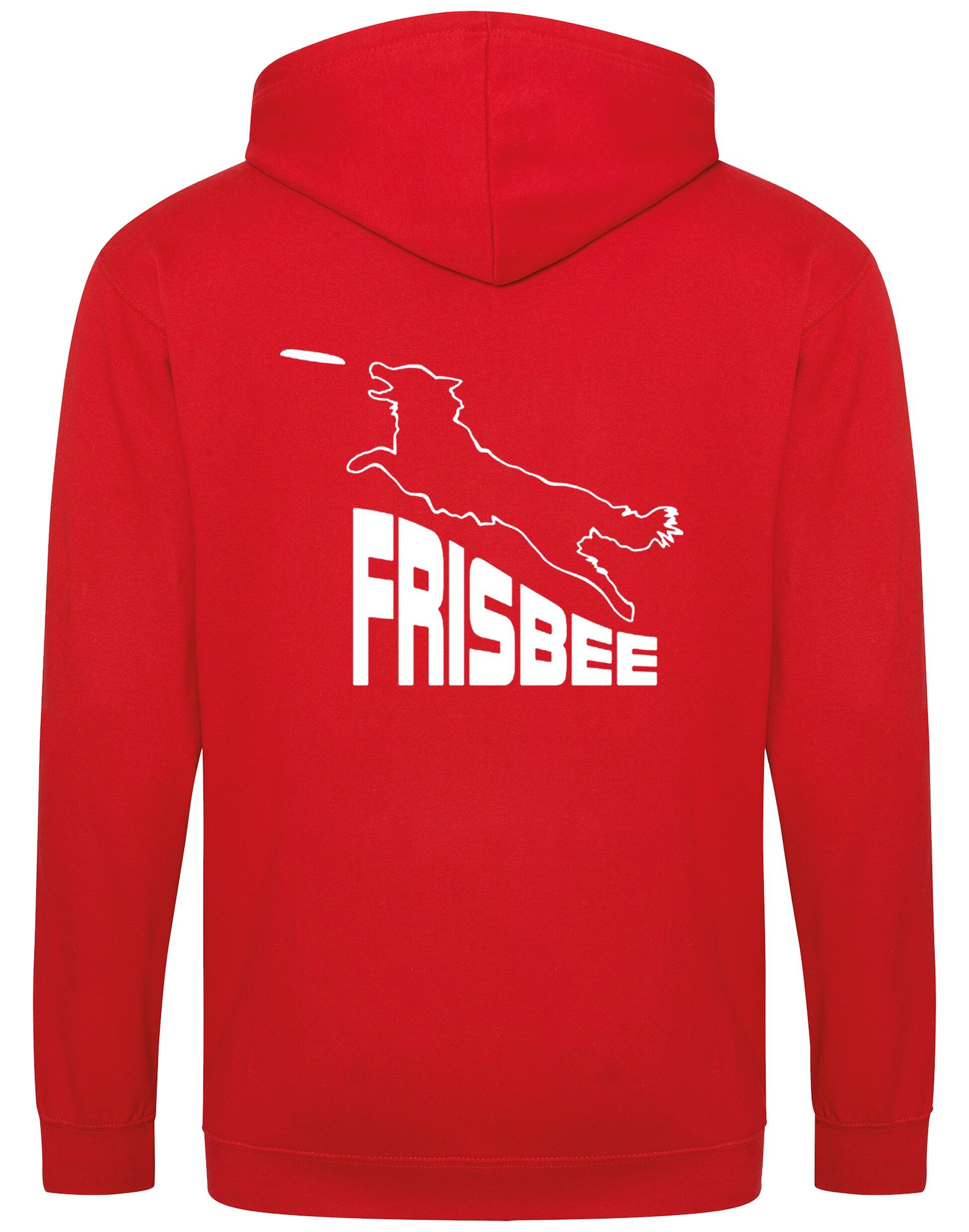 Frisbee Zipped Hoodie – High-quality hoodie featuring exclusive Frisbee-inspired artwork, a full-zip front, and practical pockets, perfect for Frisbee enthusiasts.
