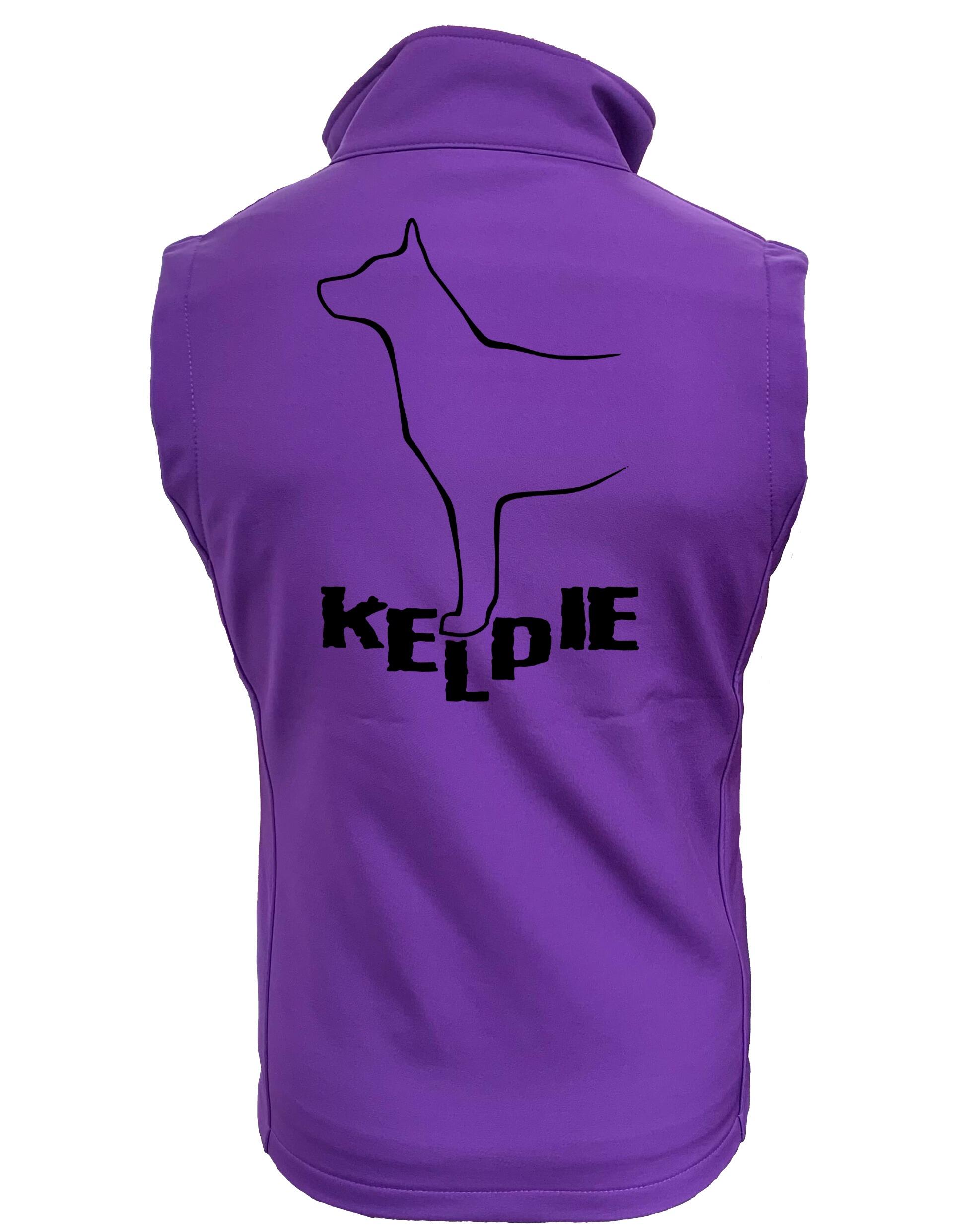 Kelpi Unisex Softshell Jacket featuring a water-resistant exterior, fleece-lined warmth, and exclusive Kelpi design celebrating the loyalty and spirit of dogs.
