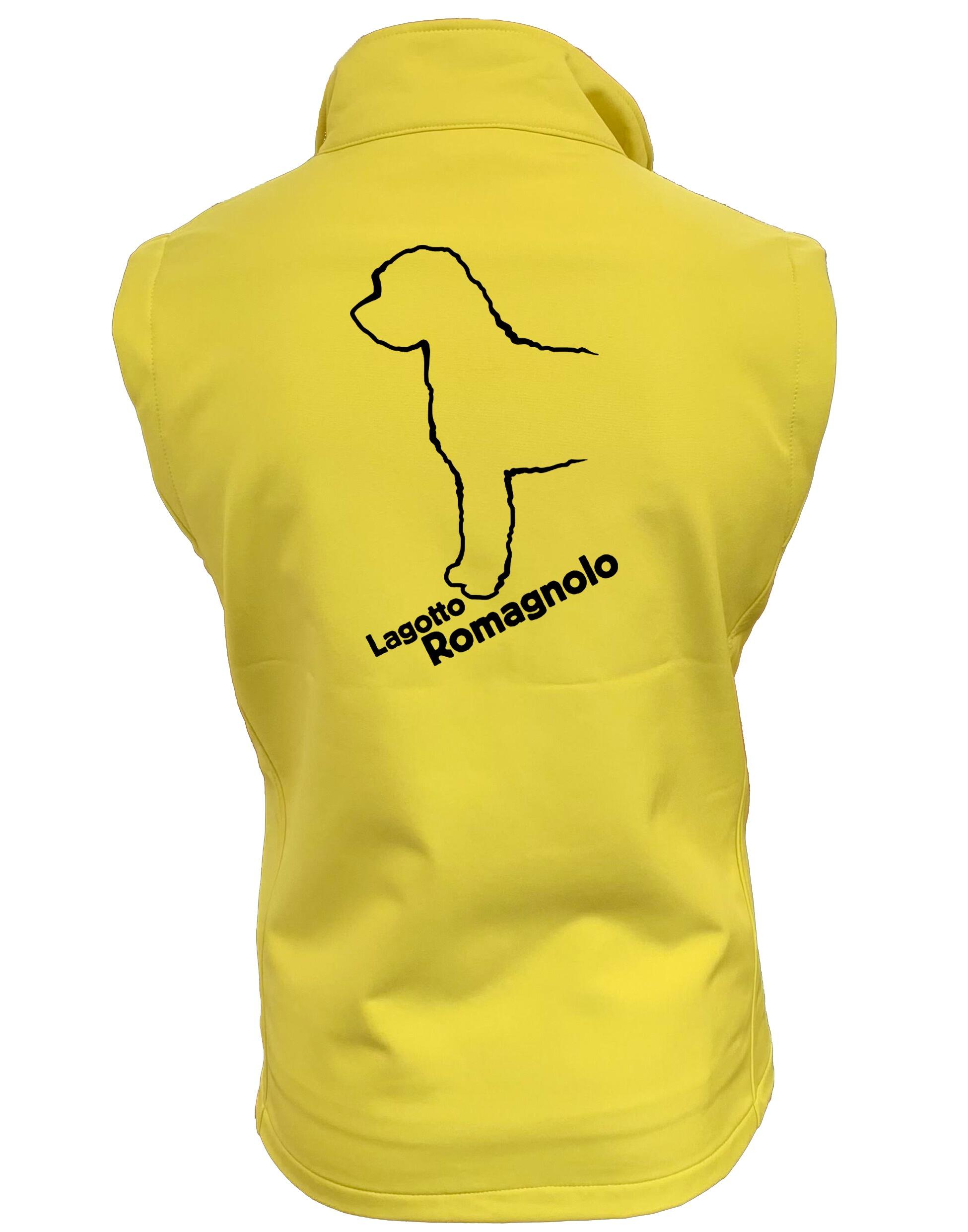 Unisex Softshell Jacket featuring an exclusive Lagotto Romagnolo design, crafted from water-resistant fabric with a fleece-lined interior for comfort and style.