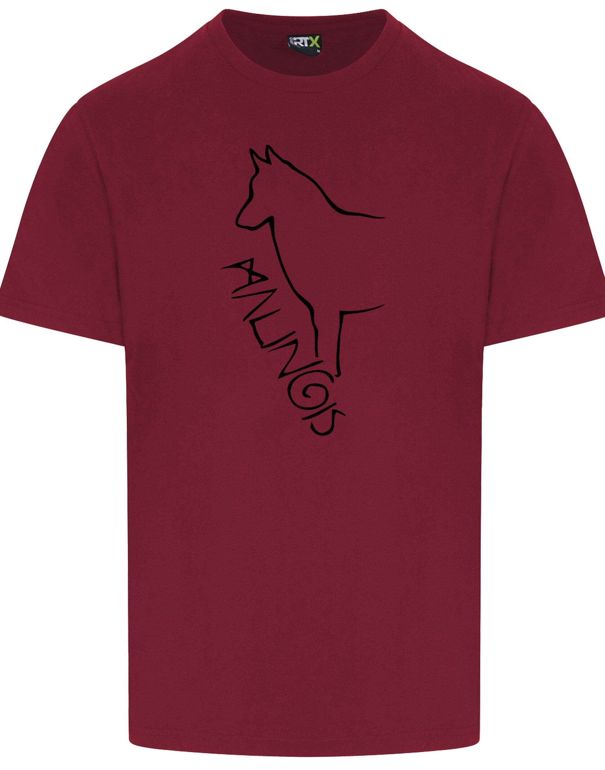 Unisex Roundneck T-shirt featuring an exclusive Malinois breed graphic, designed for comfort and style.