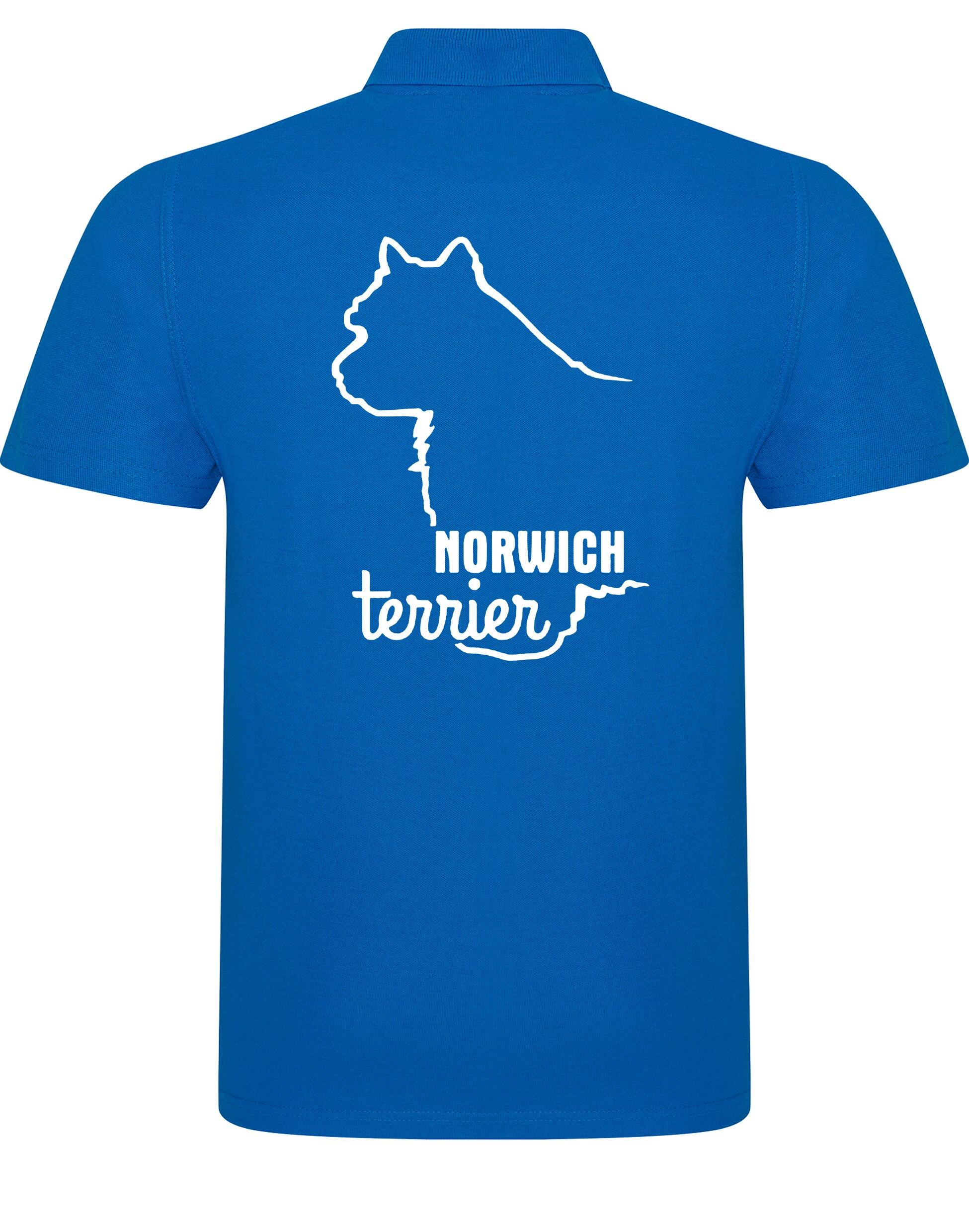 Norwich Terrier Unisex Cotton Polo featuring exclusive breed artwork, soft cotton fabric, and a relaxed fit. Designed for style, comfort, and Norwich Terrier lovers—ideal for dog shows, casual outings, and everyday wear.