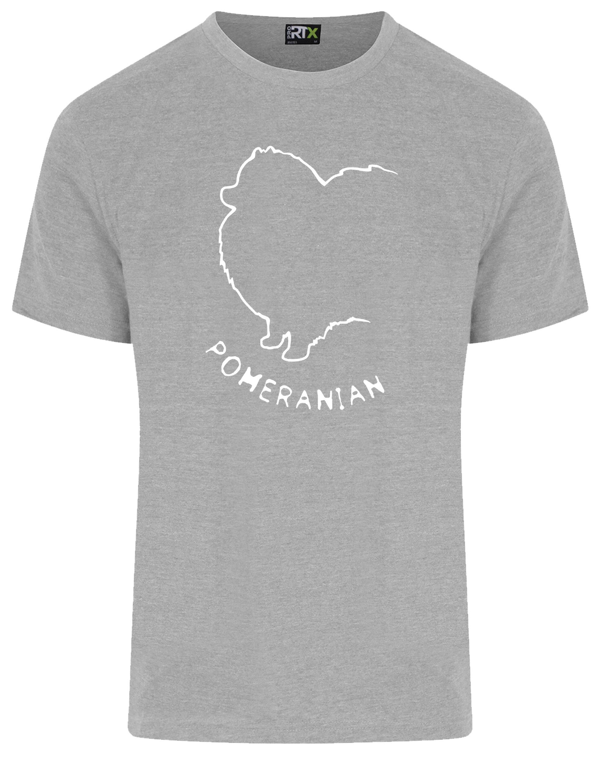Pomeranian Unisex Roundneck T-Shirt featuring exclusive breed artwork, a relaxed unisex fit, and breathable cotton fabric for all-day comfort.