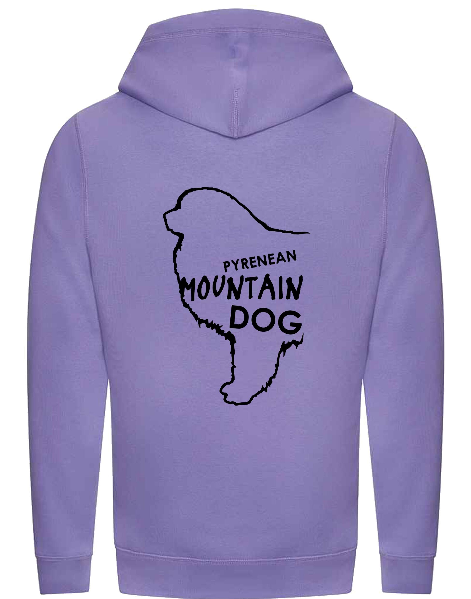 Unisex Pyrenean Mountain Dog Crossneck Pullover Hoodie featuring exclusive breed artwork, crafted from premium heavy-blend fabric with a cozy brushed fleece interior, a spacious kangaroo pocket, and a modern crossneck design for stylish, comfortable outdoor wear.