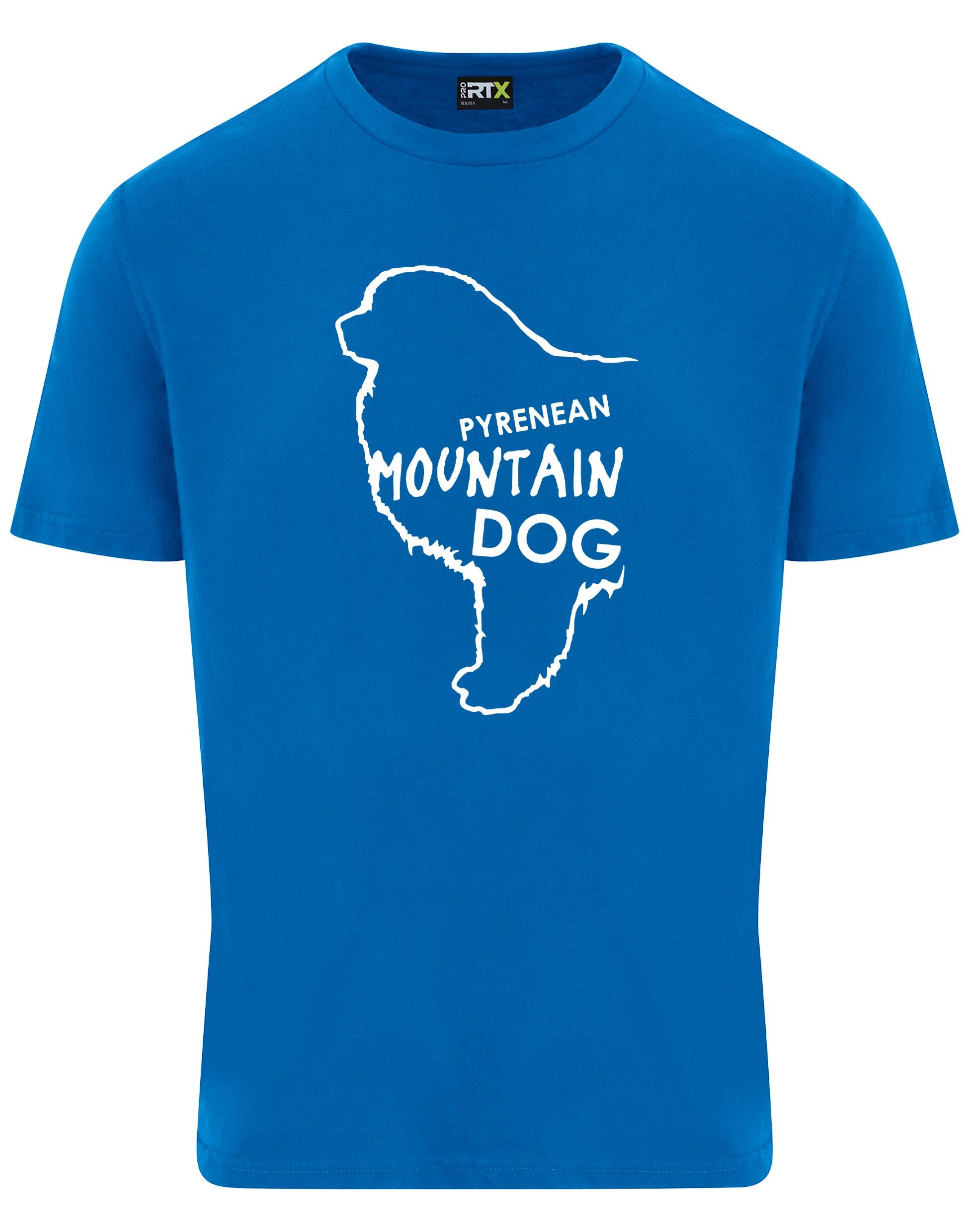 Unisex Pyrenean Mountain Dog Roundneck T-shirt featuring exclusive breed artwork, crafted from premium breathable cotton for all-day comfort and a relaxed, stylish fit, perfect for Pyrenean Mountain Dog enthusiasts.
