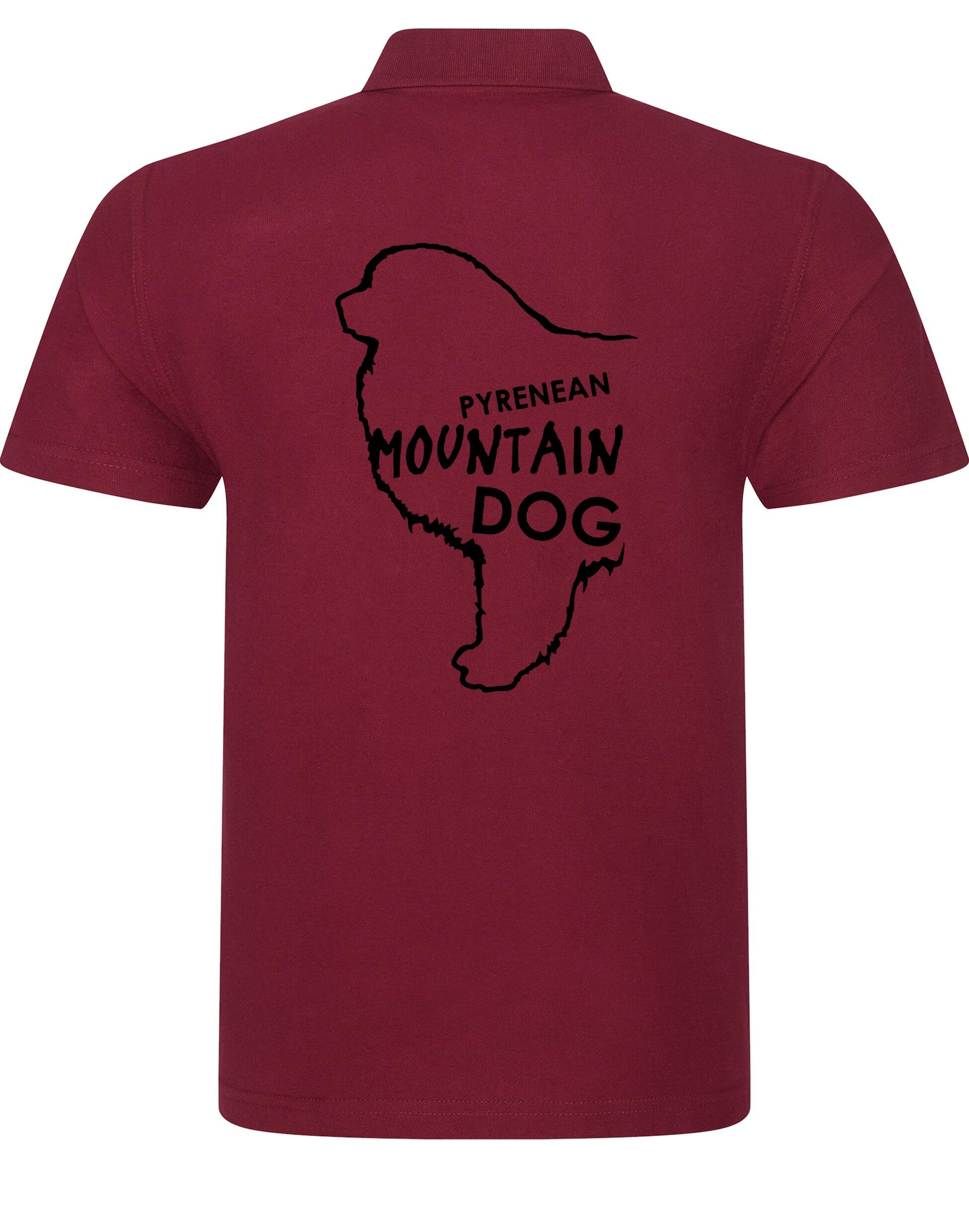Unisex Pyrenean Mountain Dog Cotton Polo featuring exclusive breed artwork, crafted from premium breathable cotton for all-day comfort and a relaxed, stylish fit, perfect for Pyrenean Mountain Dog enthusiasts.