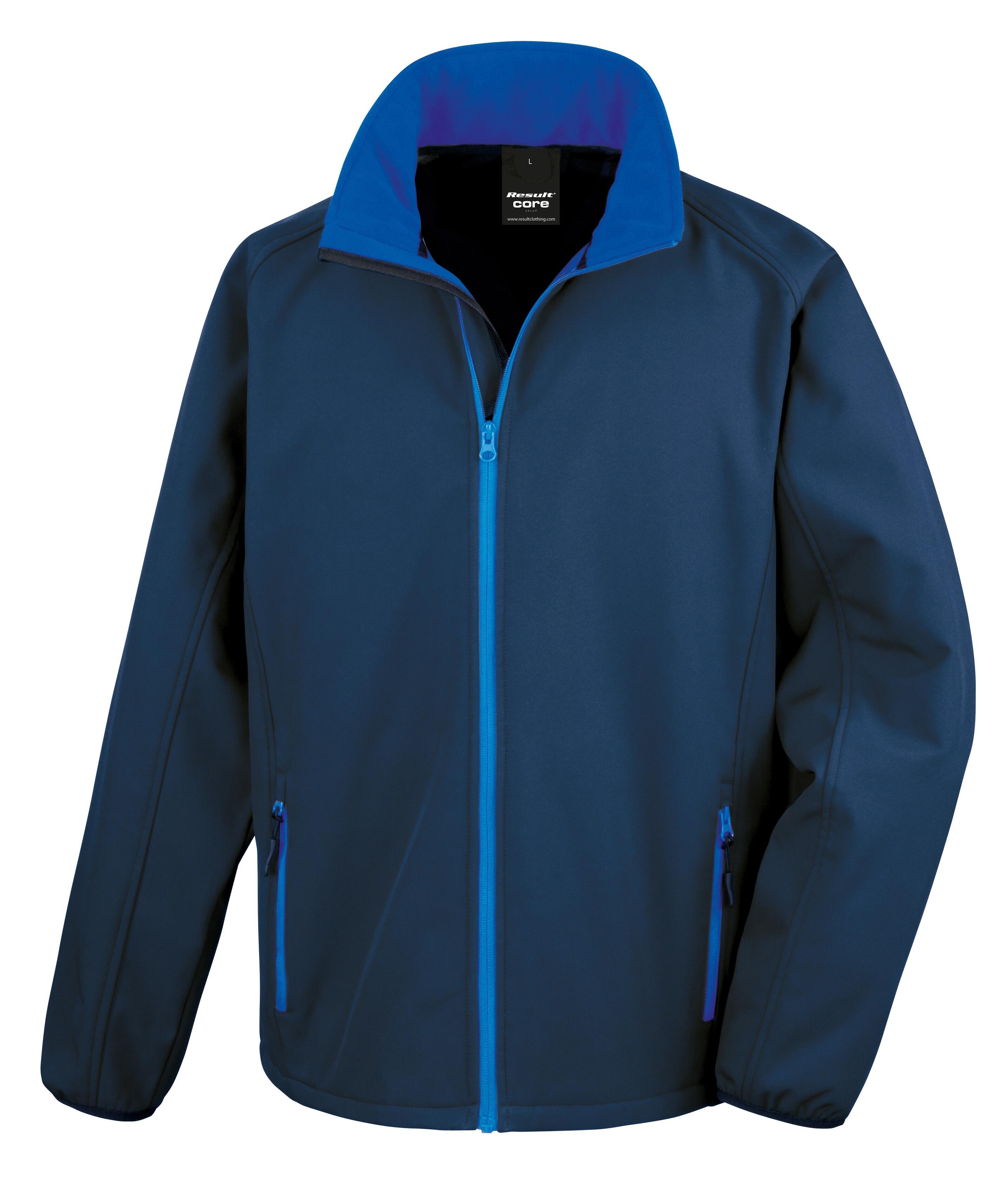 Unisex softshell jacket with exclusive Siberian Husky artwork on the back, featuring water-resistant outer fabric and cozy fleece lining—ideal for outdoor walks, dog events, and everyday Husky adventures.