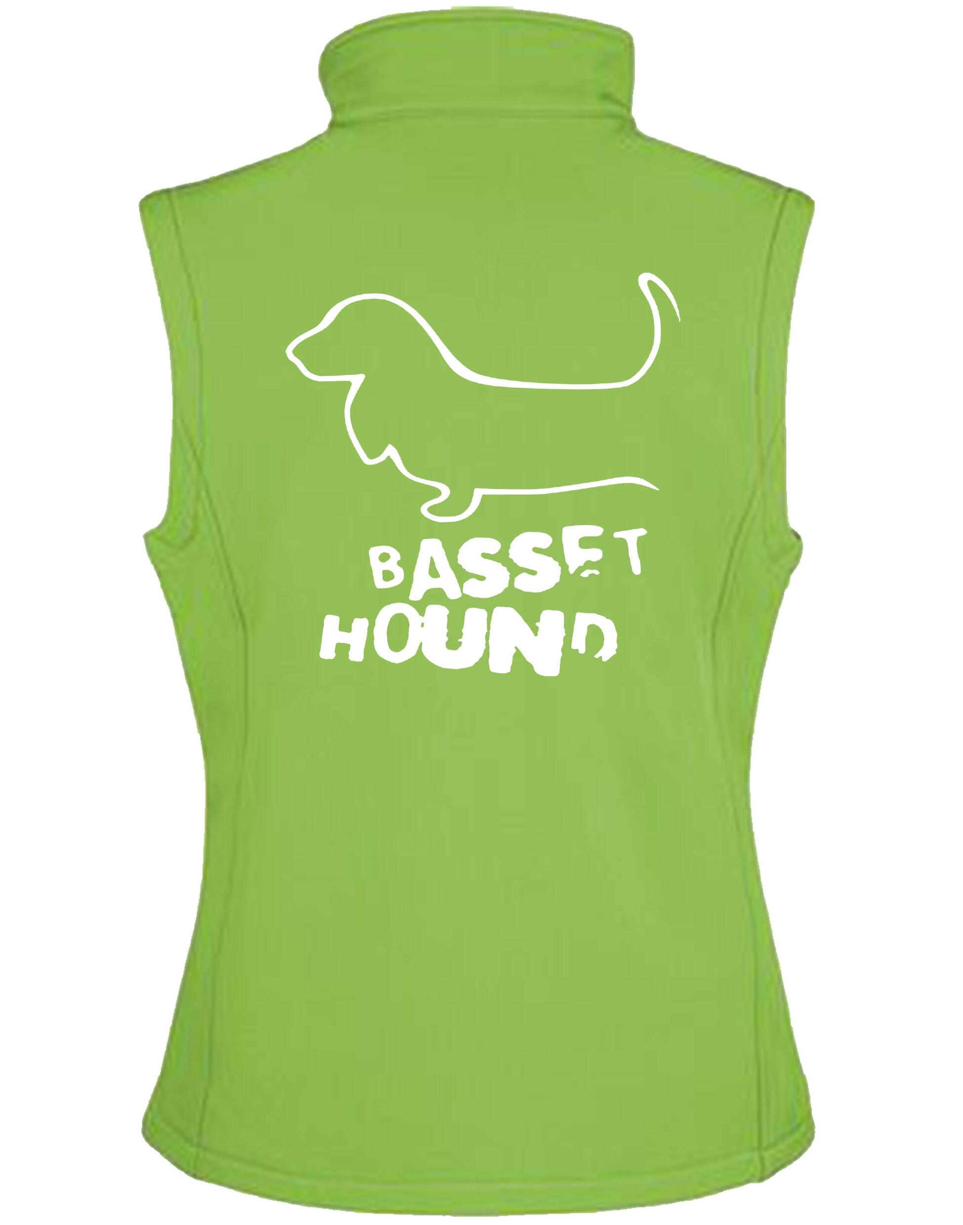 Unisex Basset Hound Softshell Gilet – Style Meets Comfort for Basset Hound Lovers