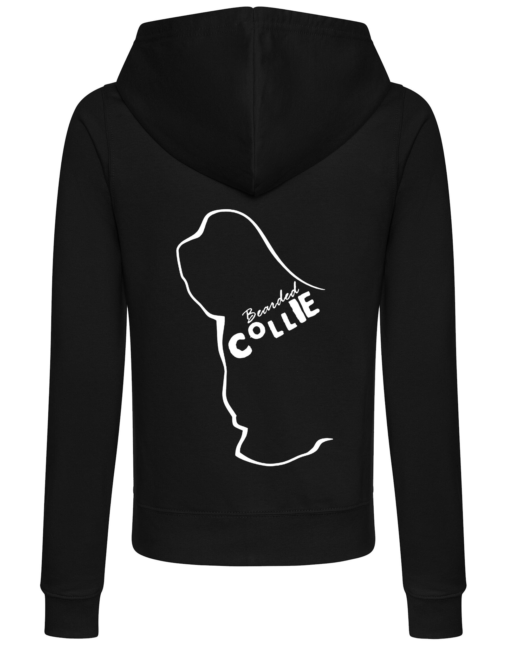 Bearded Collie Dog Breed Women’s Zipped Hoodies – Style, Comfort, and Bearded Collie Love