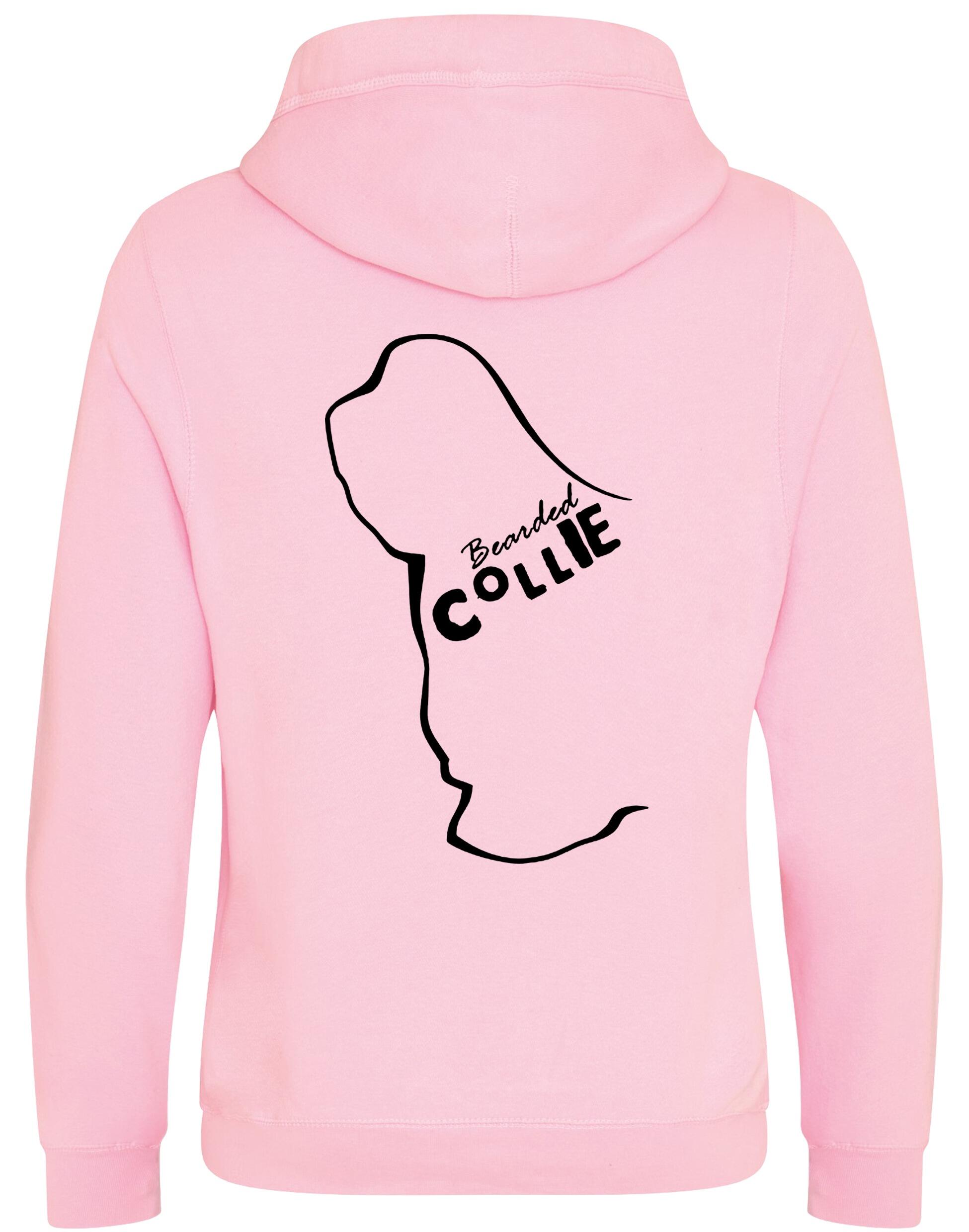Unisex Crossneck Pullover Hoodie with Bearded Collie Dog Breed Design – A Must-Have for Bearded Collie Fans