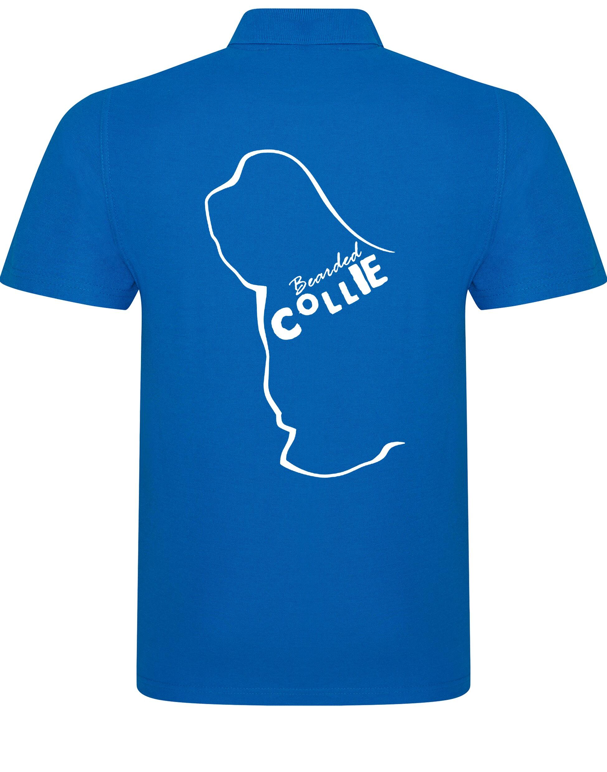 Unisex Cotton Polo with Bearded Collie Dog Breed Design – Comfort and Style for Every Bearded Collie Enthusiast