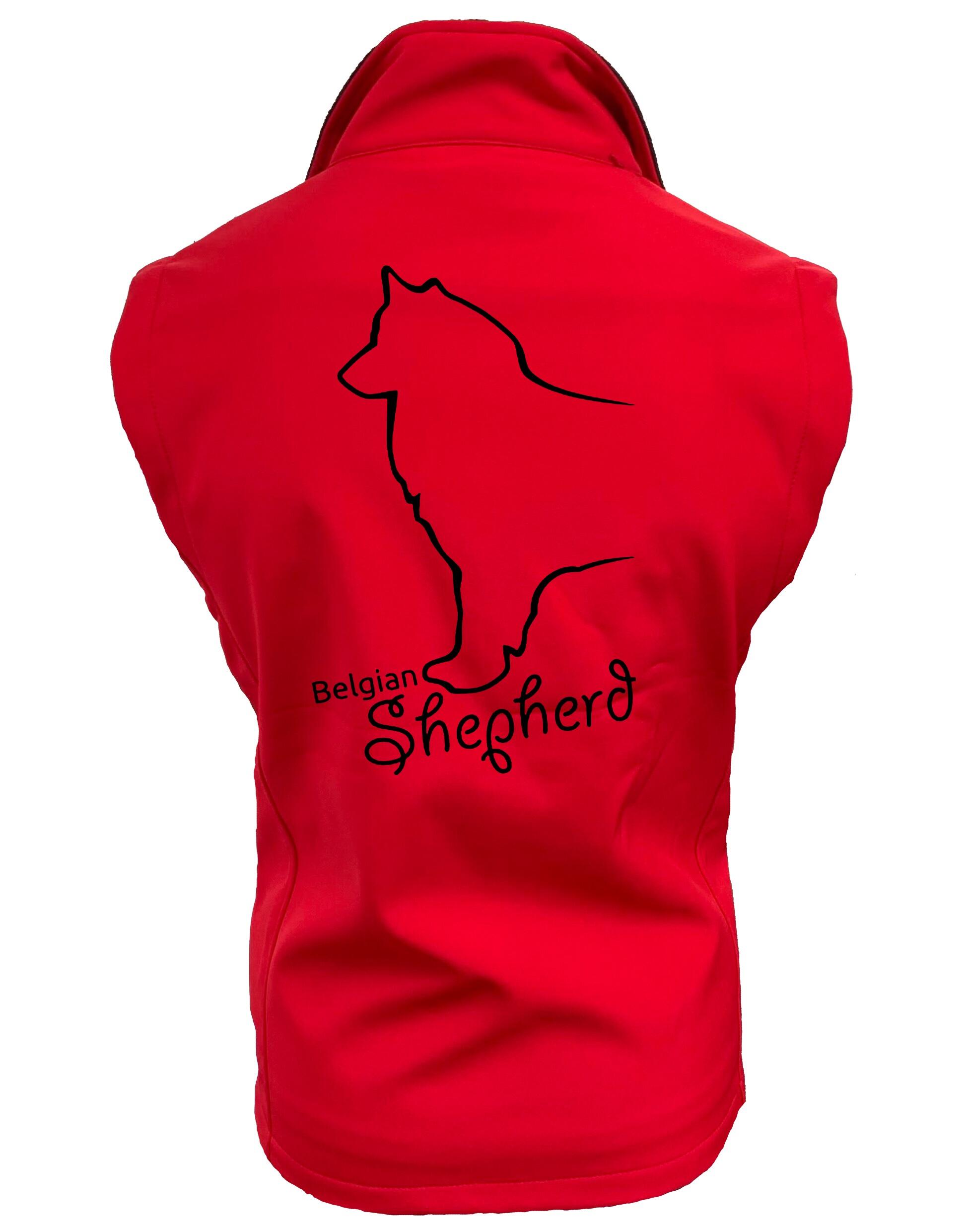 Unisex Belgian Shepherd Softshell Gilet – Style Meets Comfort for Belgian Shepherd Lovers