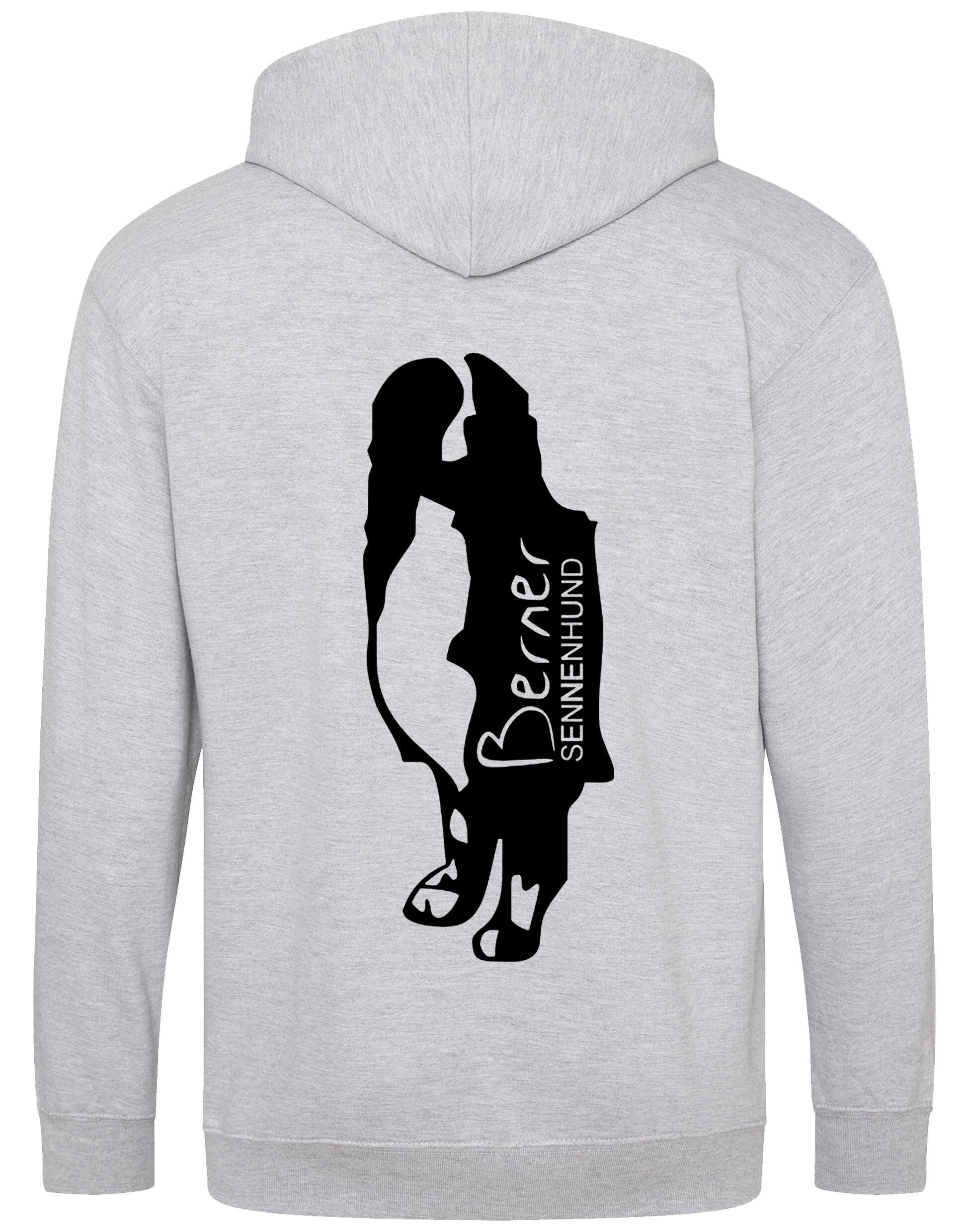 Berner Sennenhund Dog Breed Design Zipped Hoodie – Style and Comfort for Dog Lovers