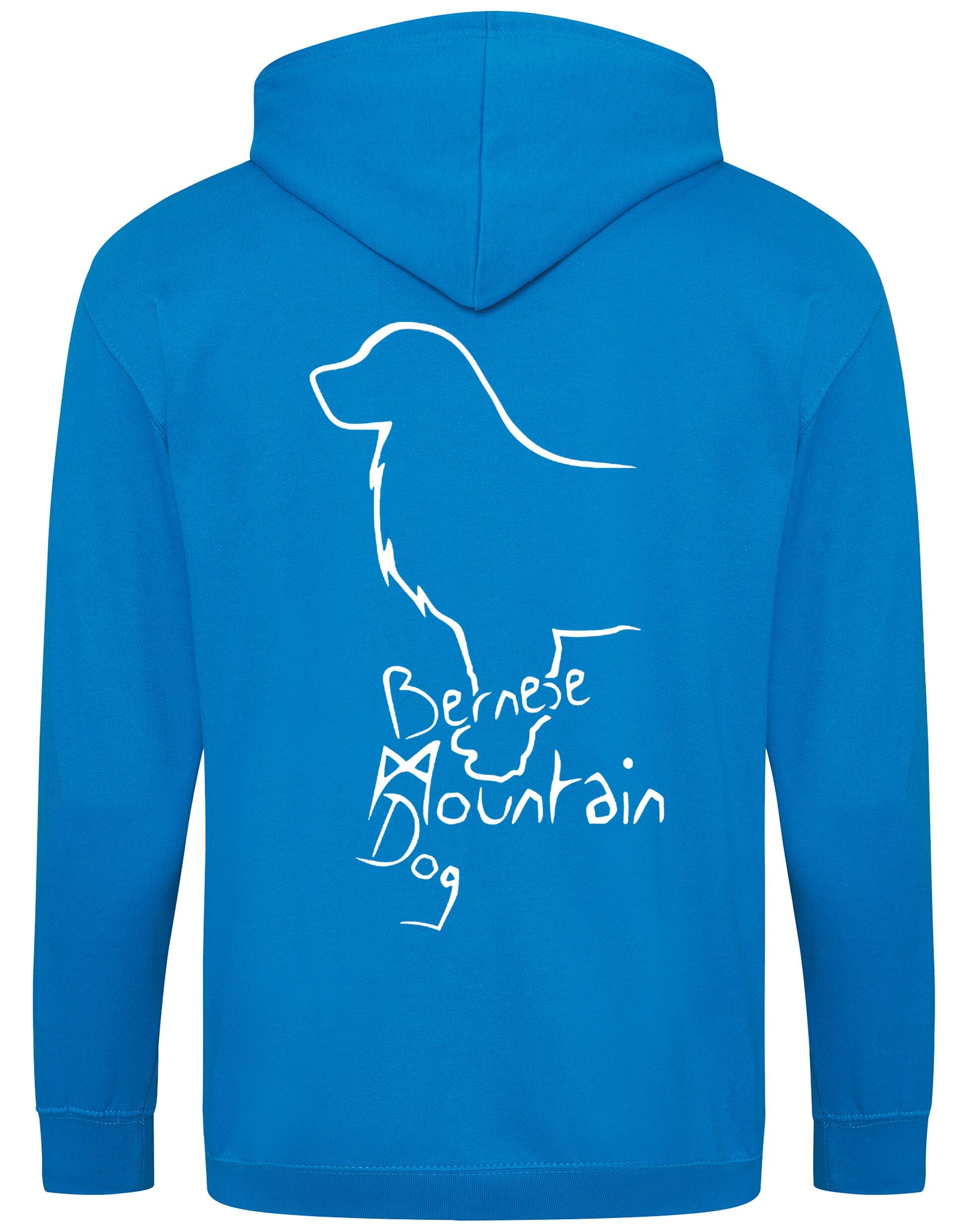 Bernese Mountain Dog Zipped Hoodie – Style and Comfort for Dog Lovers