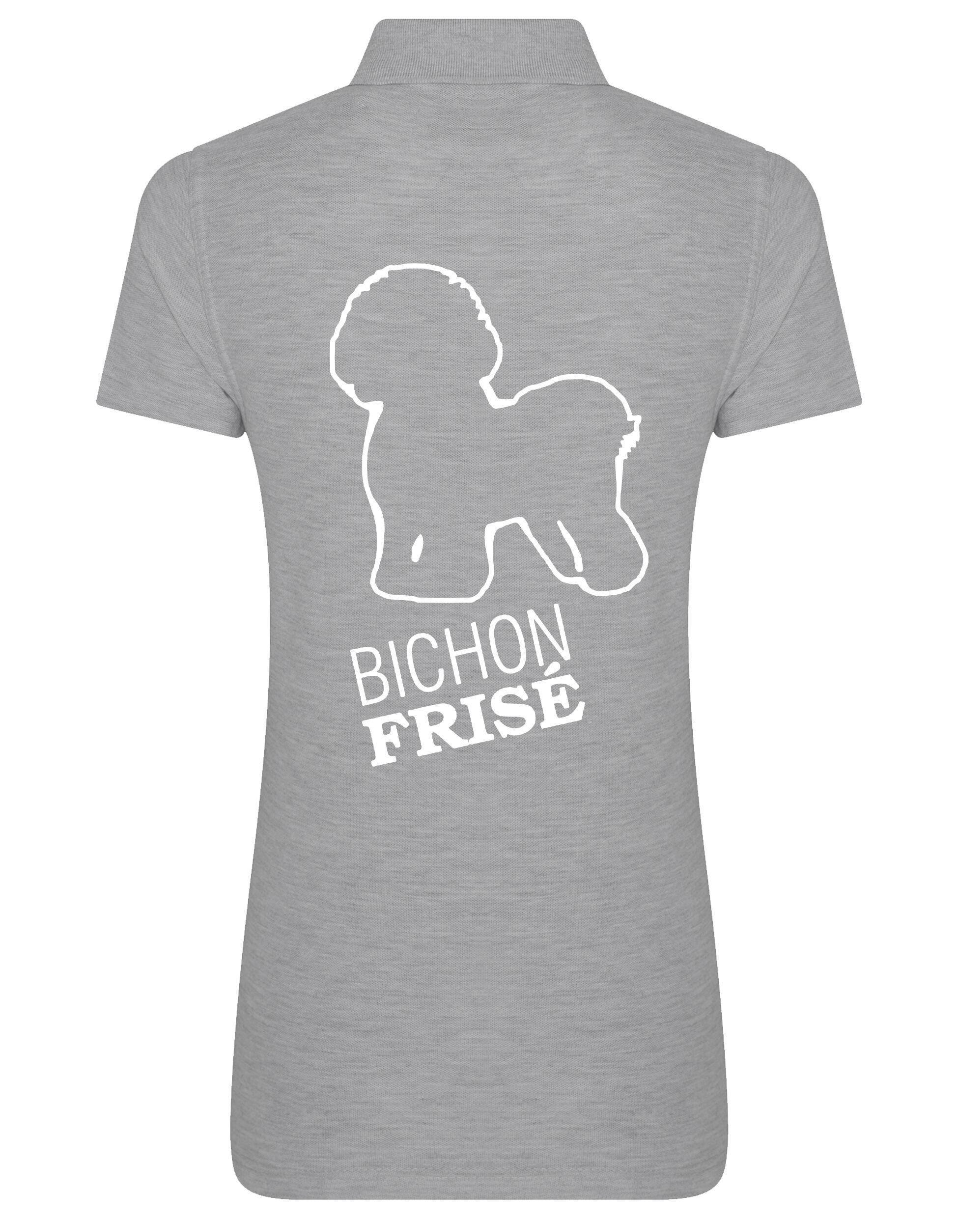 Women’s Cotton Polo with Bichon Frise Dog Breed Design – A Must-Have for Bichon Frise Enthusiasts