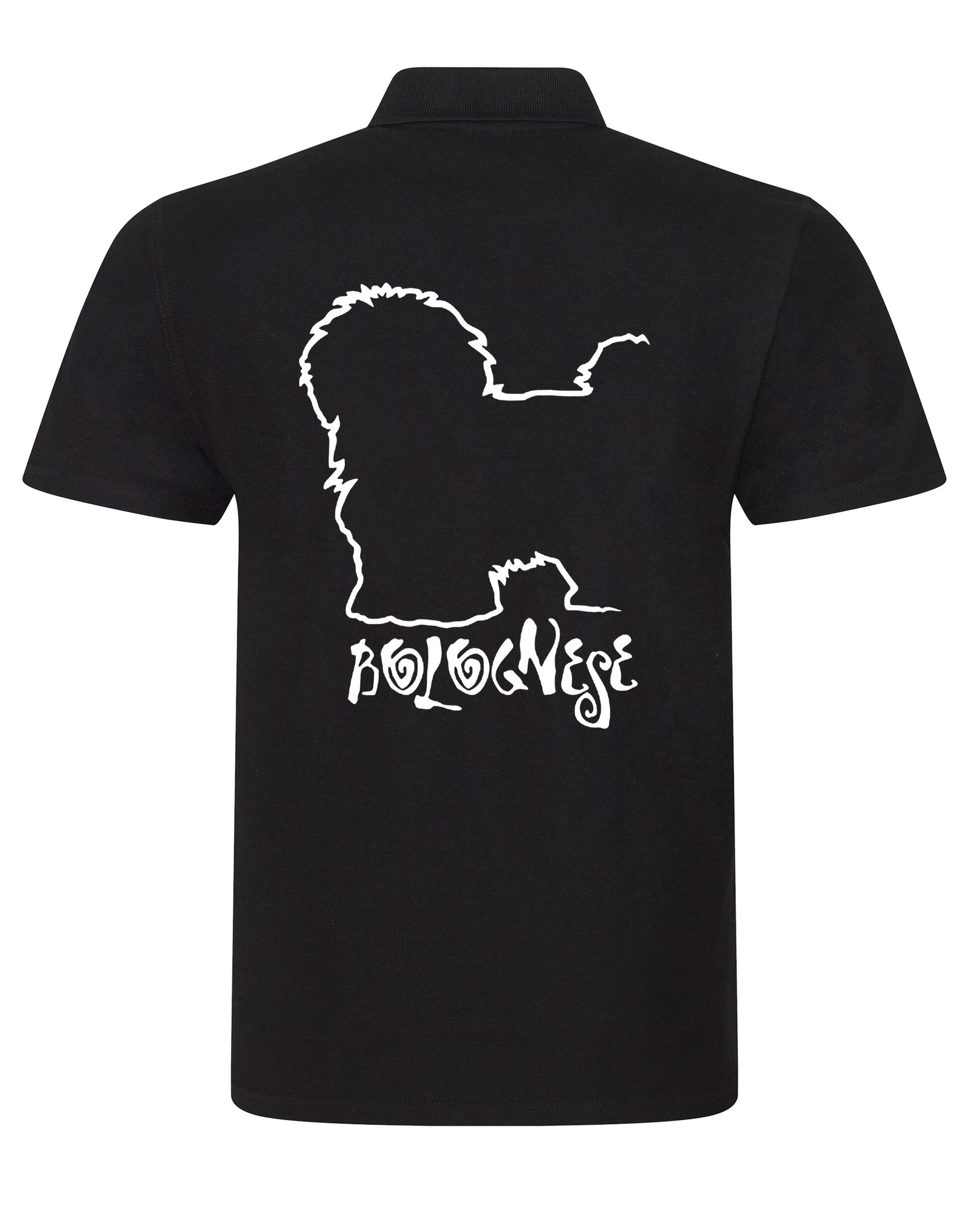 Unisex Cotton Polo with Bolognese Dog Breed Design – Comfort and Style for Every Bolognese Enthusiast